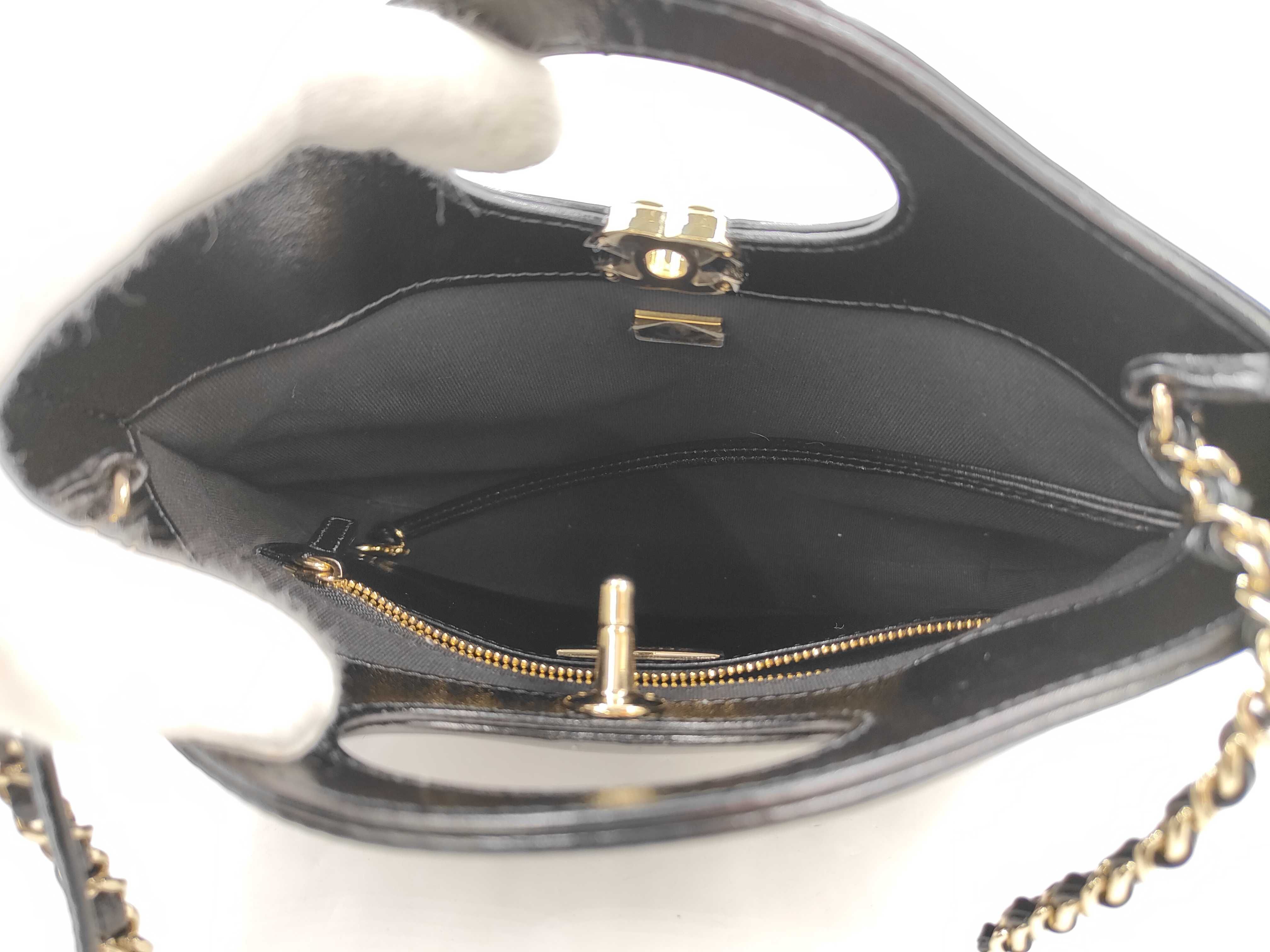 Grained Calfskin Black 31BAG RFID Shoulder Bag — view 9