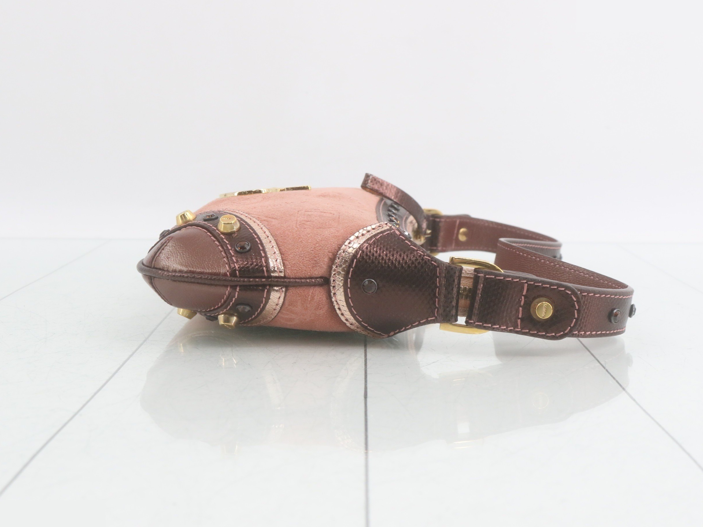 160th Anniversary Suede Leather One-Shoulder Bag — view 3