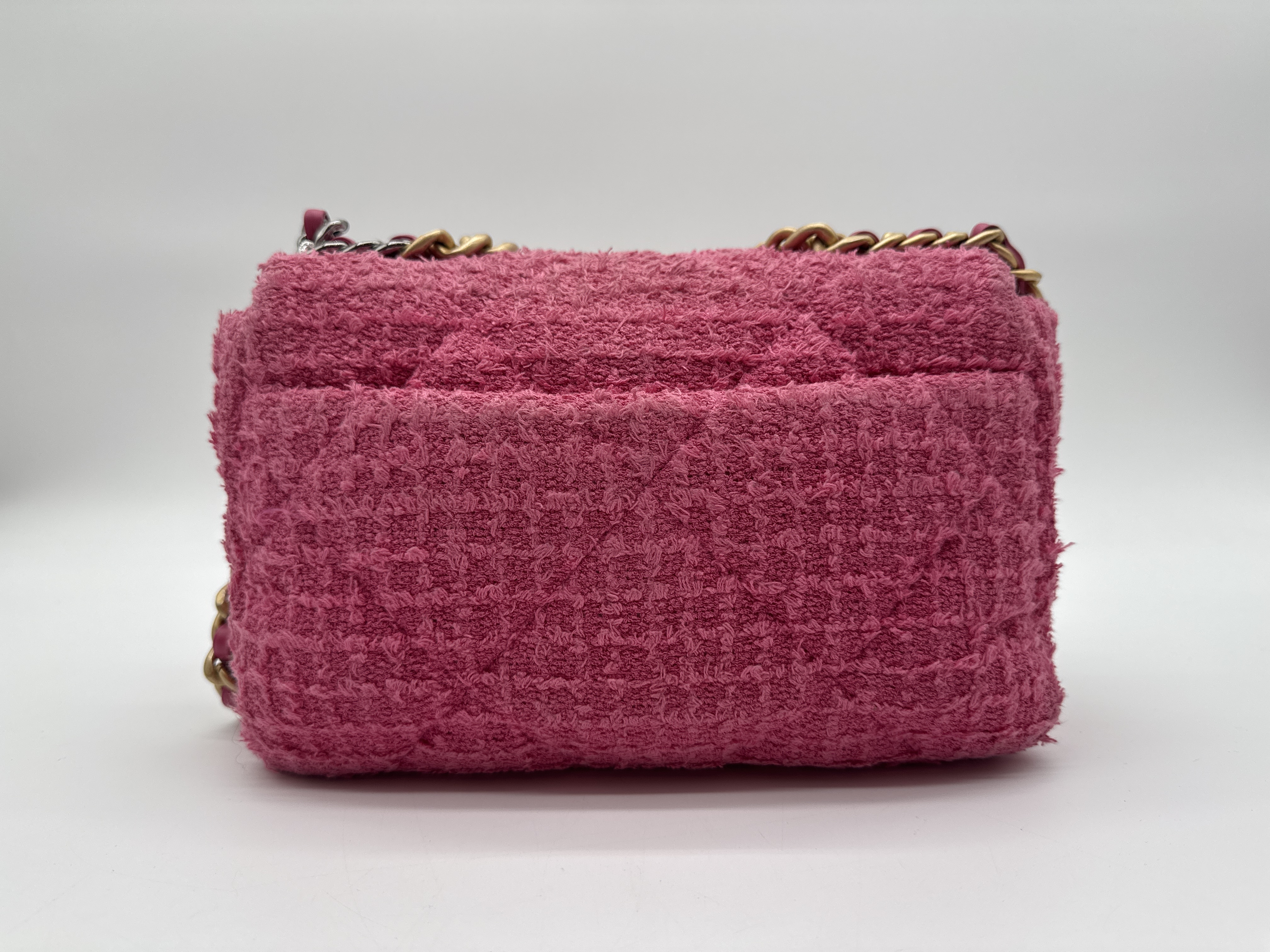19 Tweed Pink Shoulder Bag — view 2