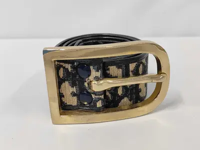 Trotter Belt Jacquard Black