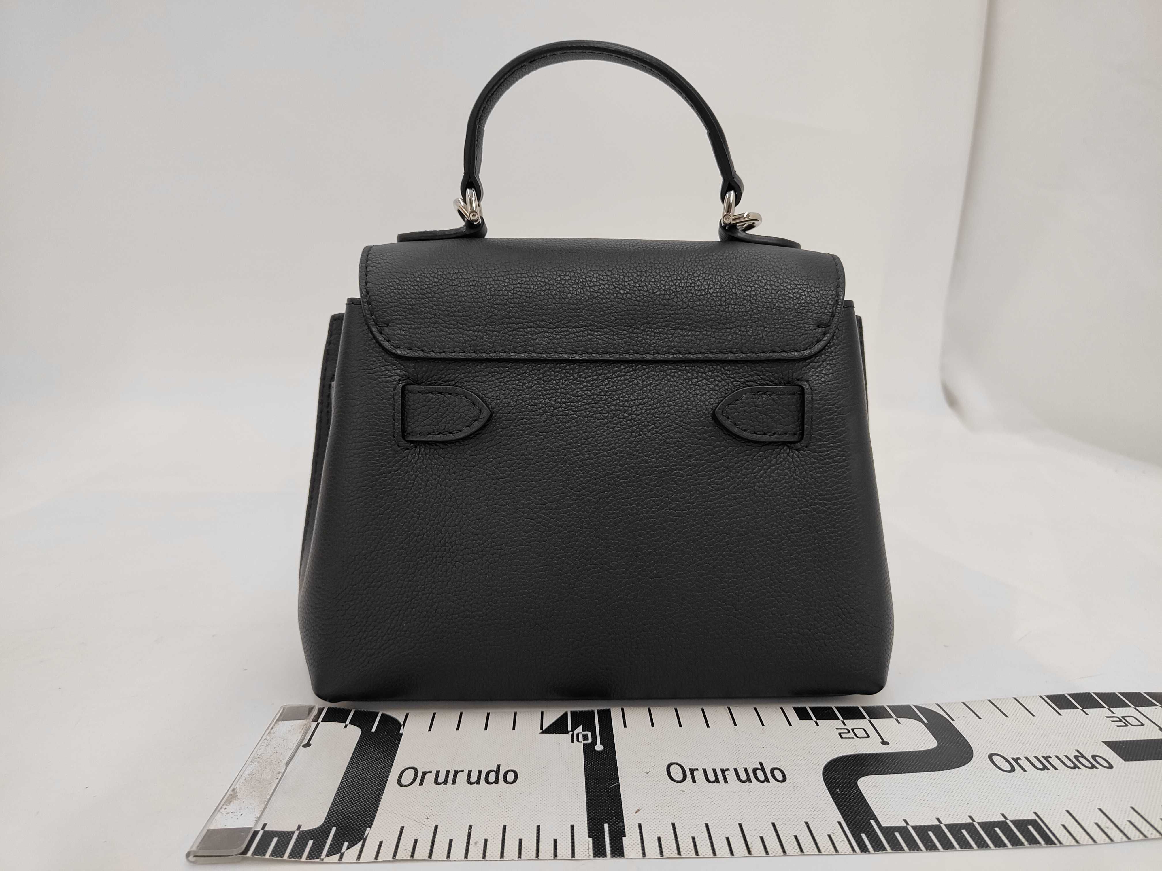 2-Way Handbag M20997 Grained Calf Leather Black Shoulder Bag Handbag — view 2