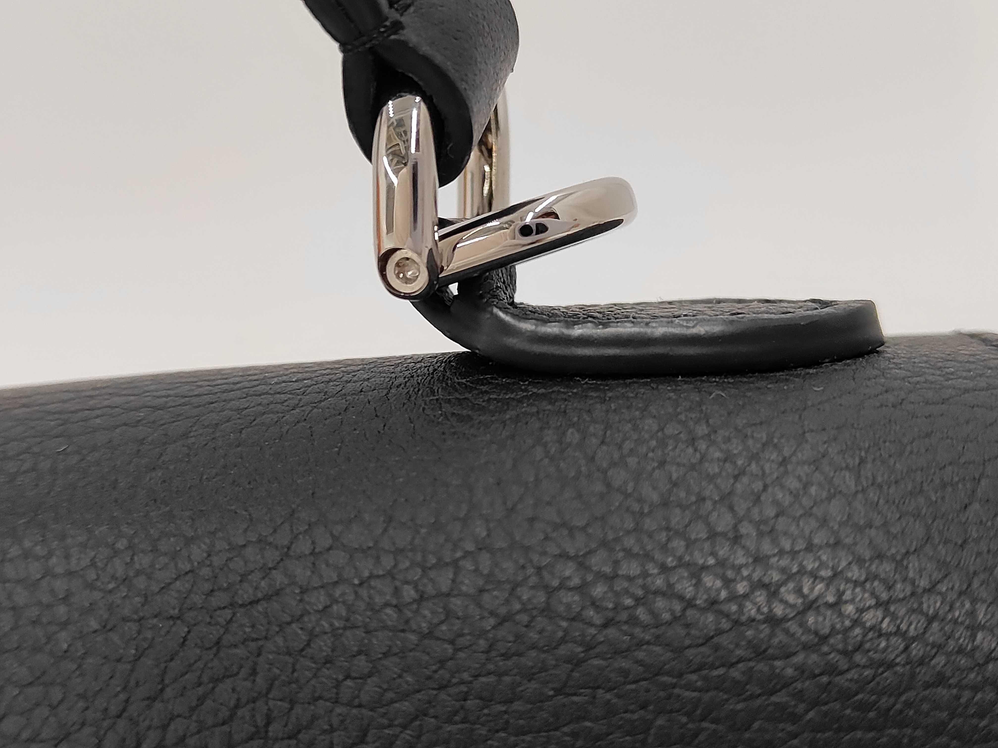 2-Way Handbag M20997 Grained Calf Leather Black Shoulder Bag Handbag — view 3