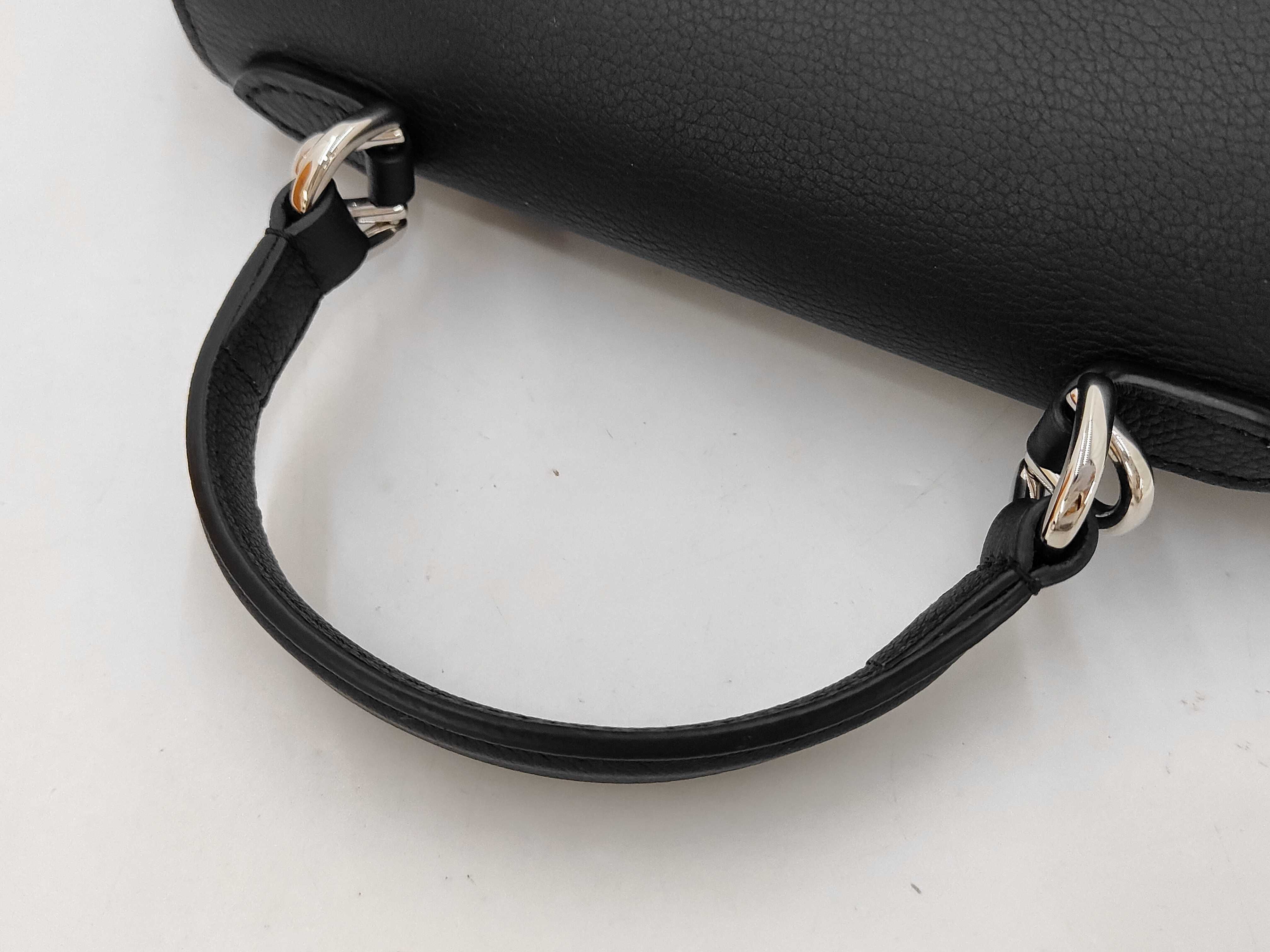 2-Way Handbag M20997 Grained Calf Leather Black Shoulder Bag Handbag — view 4