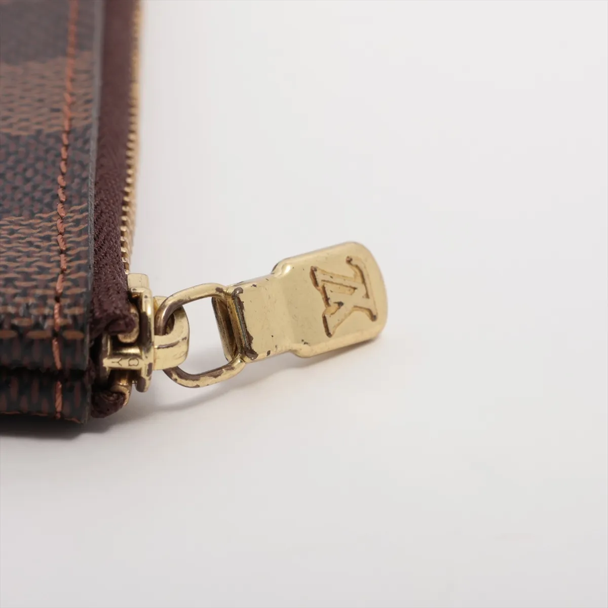Damier Pochette Clé N62658 CA0037 Brown Coin Case — view 5