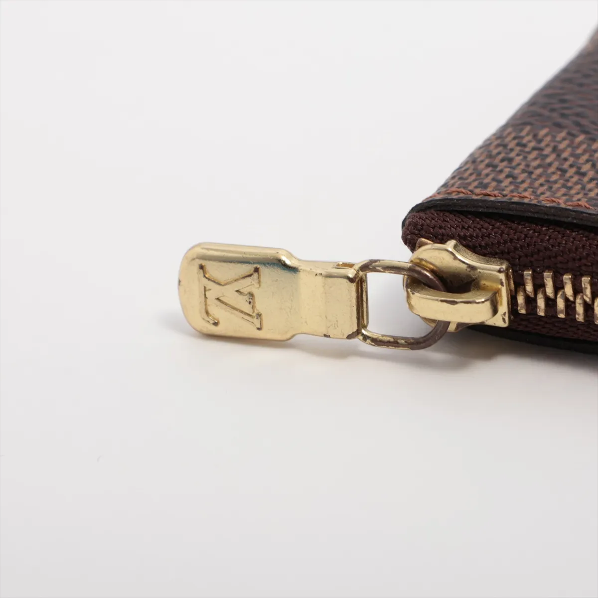 Damier Pochette Clé N62658 CA0037 Brown Coin Case — view 6