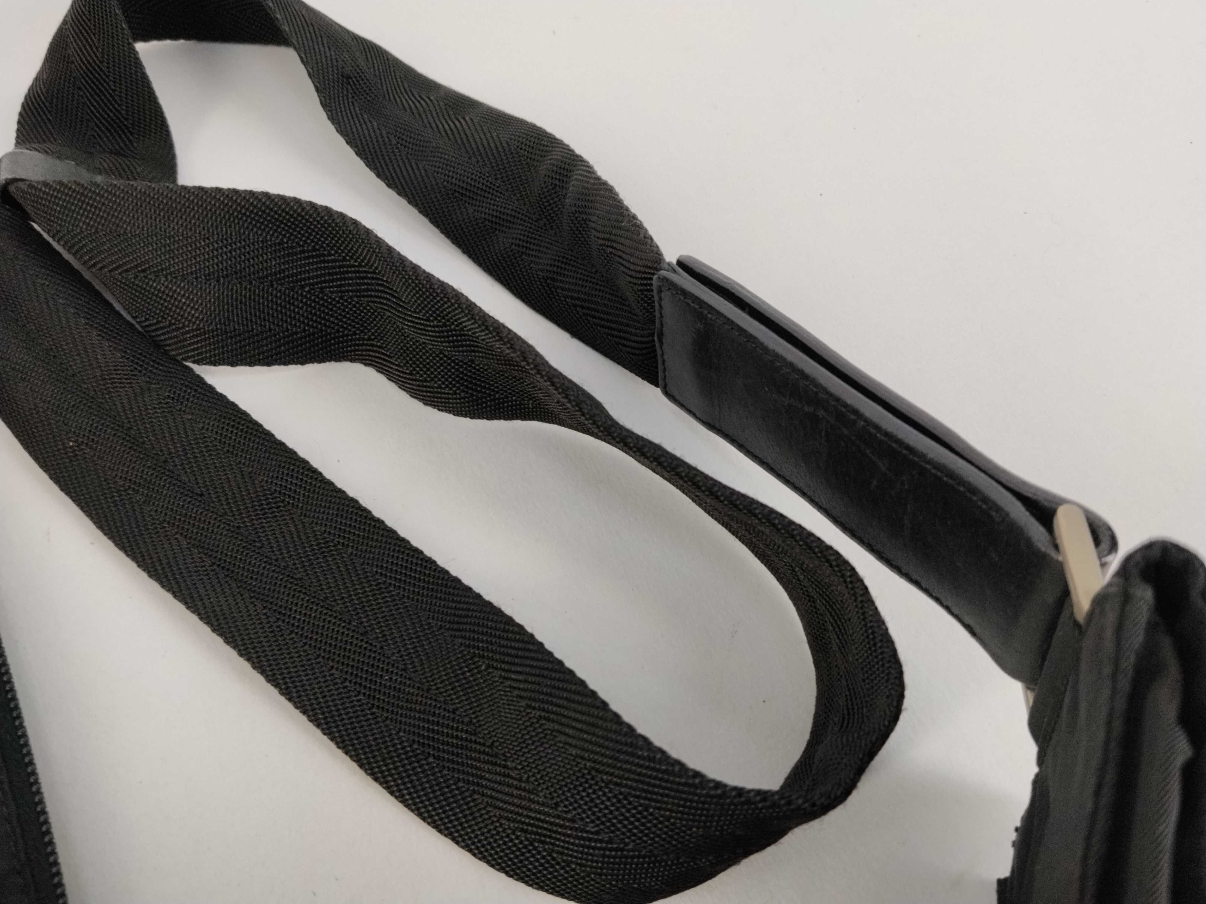 Nylon Shoulder Bag, Black Nylon Shoulder Bag — view 4