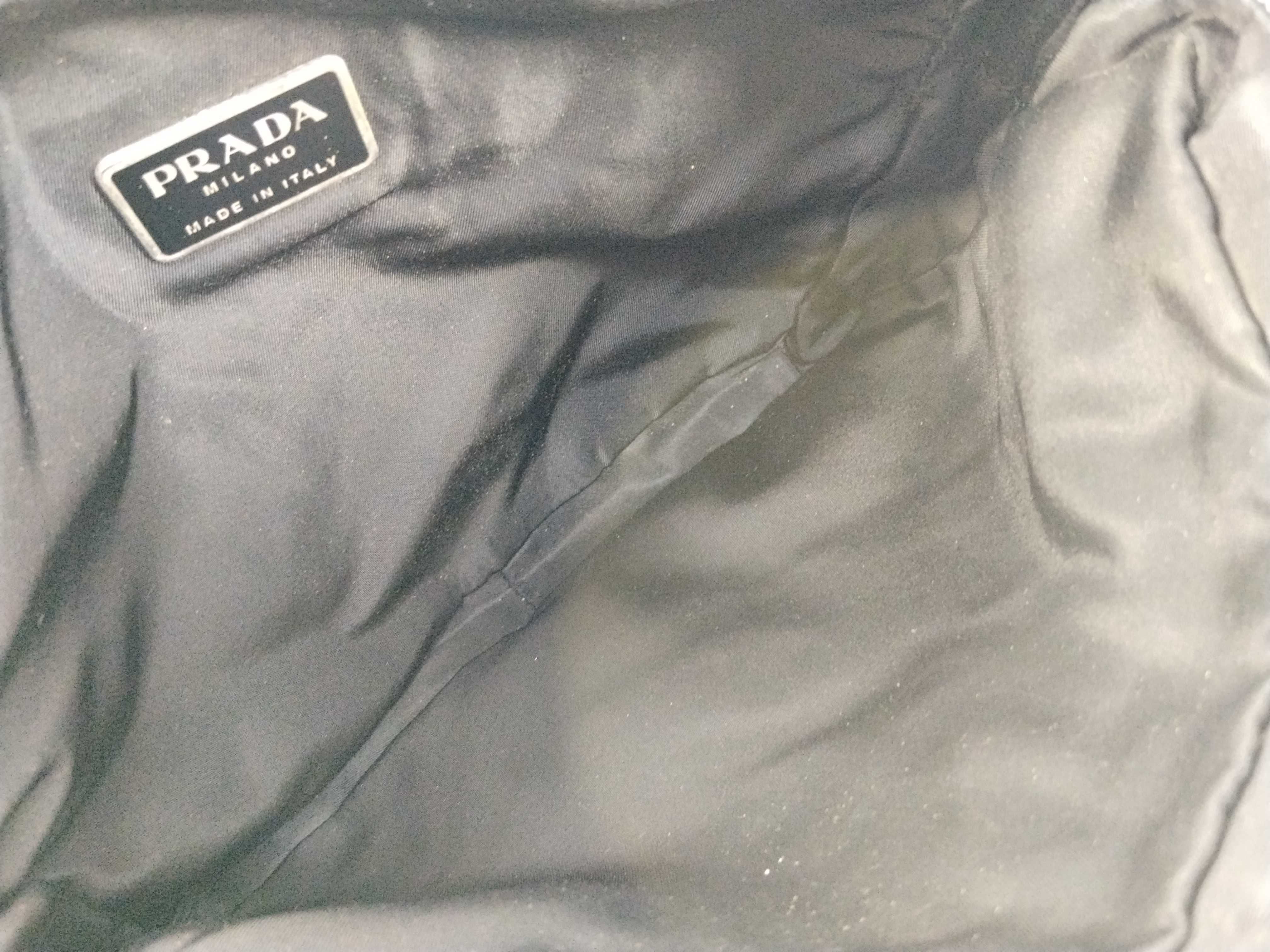 Nylon Shoulder Bag, Black Nylon Shoulder Bag — view 10