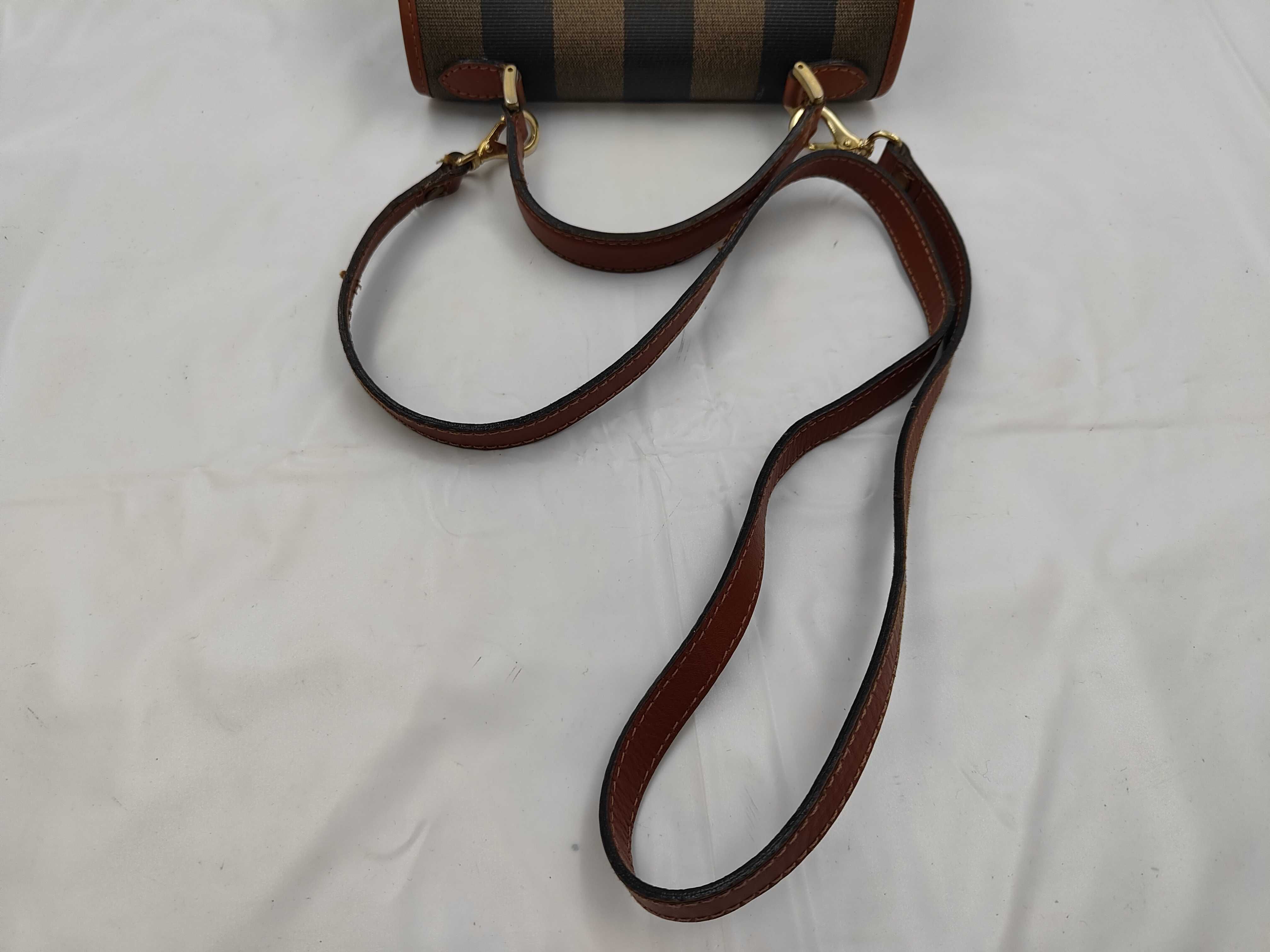 Turnlock Handbag, Leather, Khaki Brown Handbag — view 3