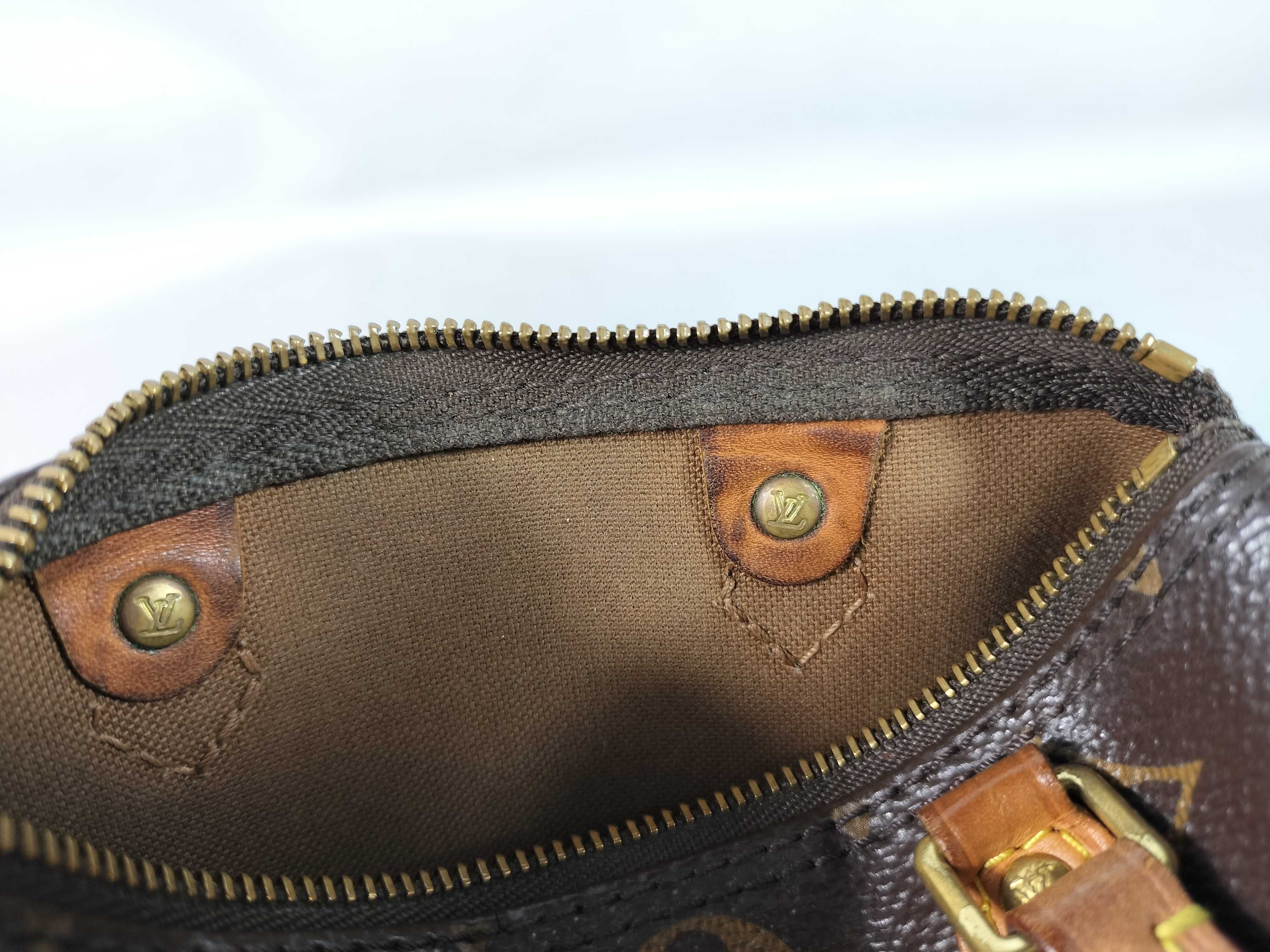 Monogram Louis Vuitton Speedy Brown Monogram Shoulder Bag Handbag — view 12