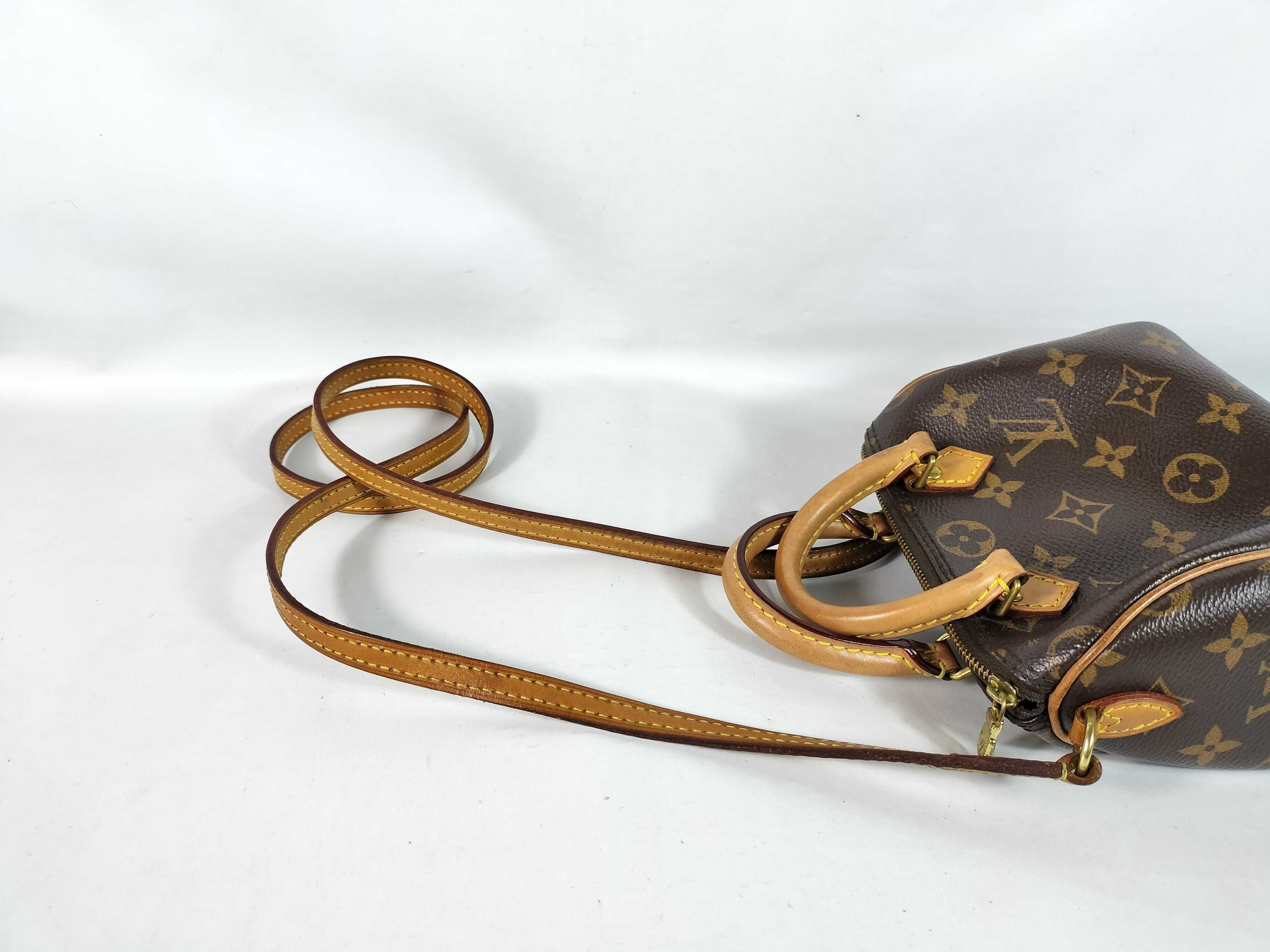 Monogram Louis Vuitton Speedy Brown Monogram Shoulder Bag Handbag — view 3