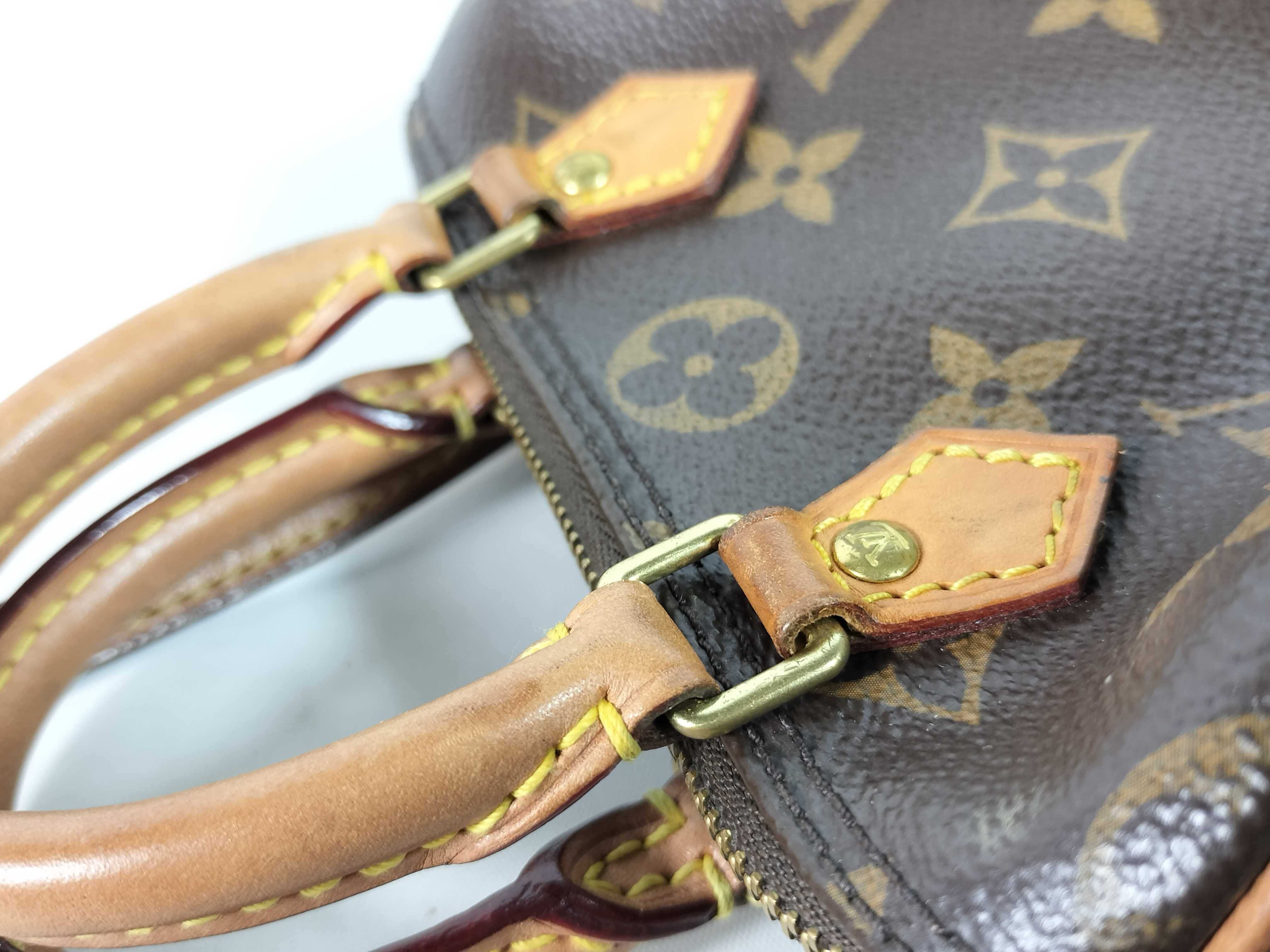 Monogram Louis Vuitton Speedy Brown Monogram Shoulder Bag Handbag — view 5
