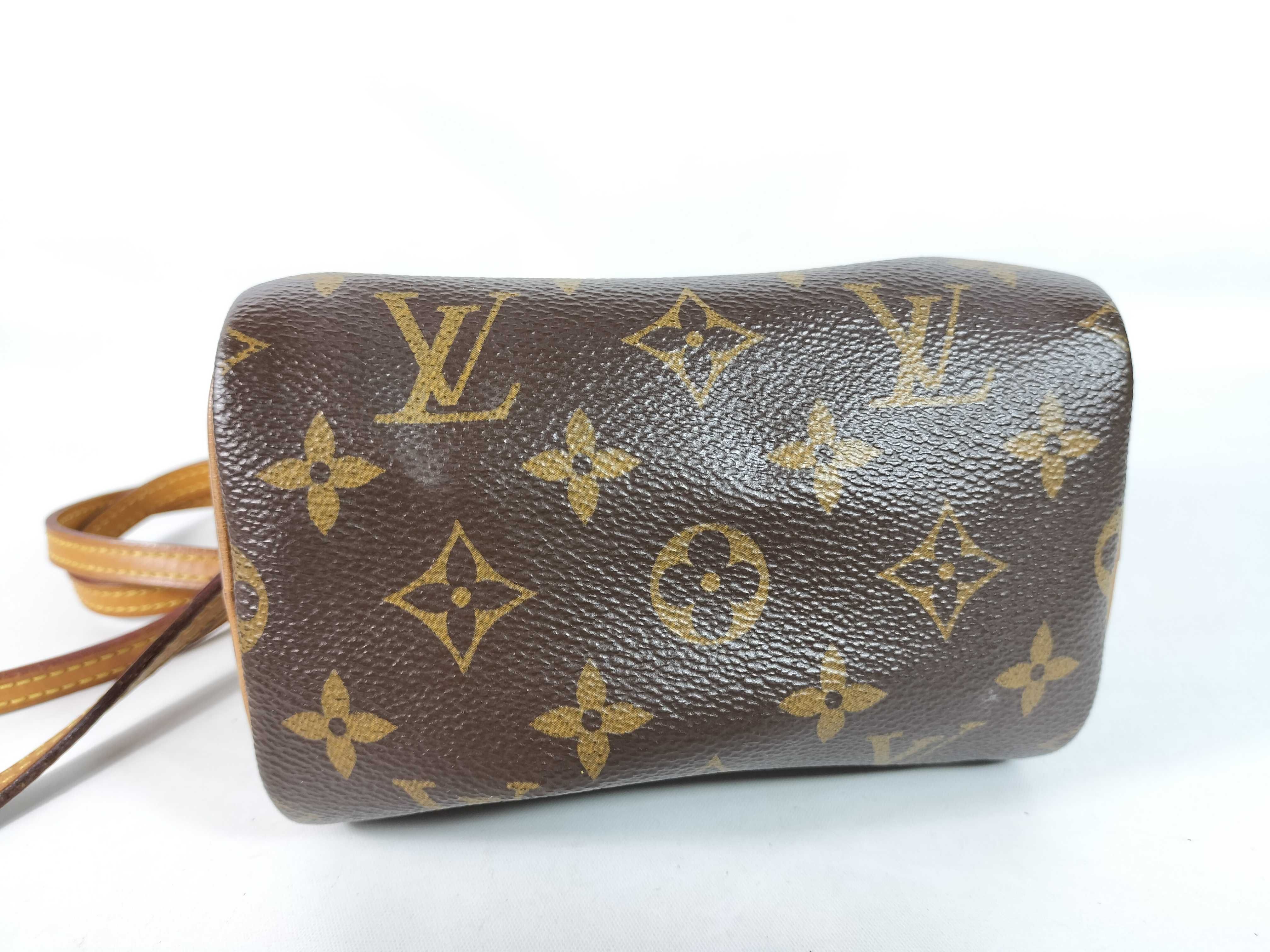 Monogram Louis Vuitton Speedy Brown Monogram Shoulder Bag Handbag — view 8