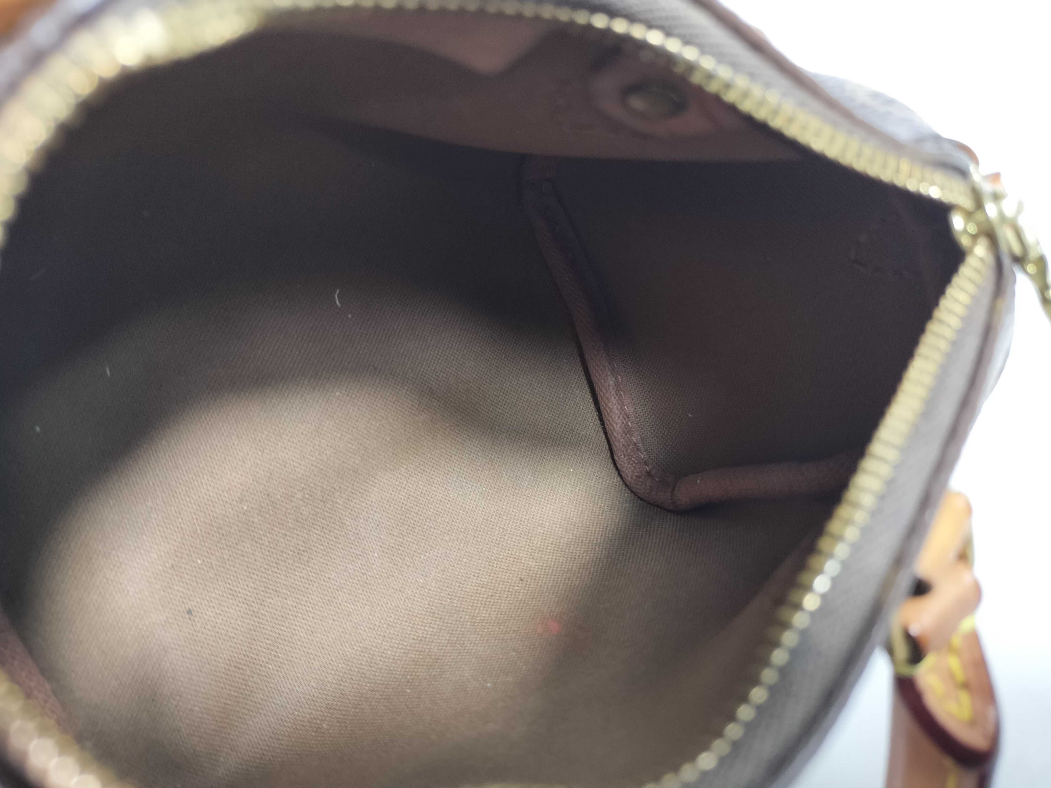 Monogram Louis Vuitton Speedy Brown Monogram Shoulder Bag Handbag — view 10