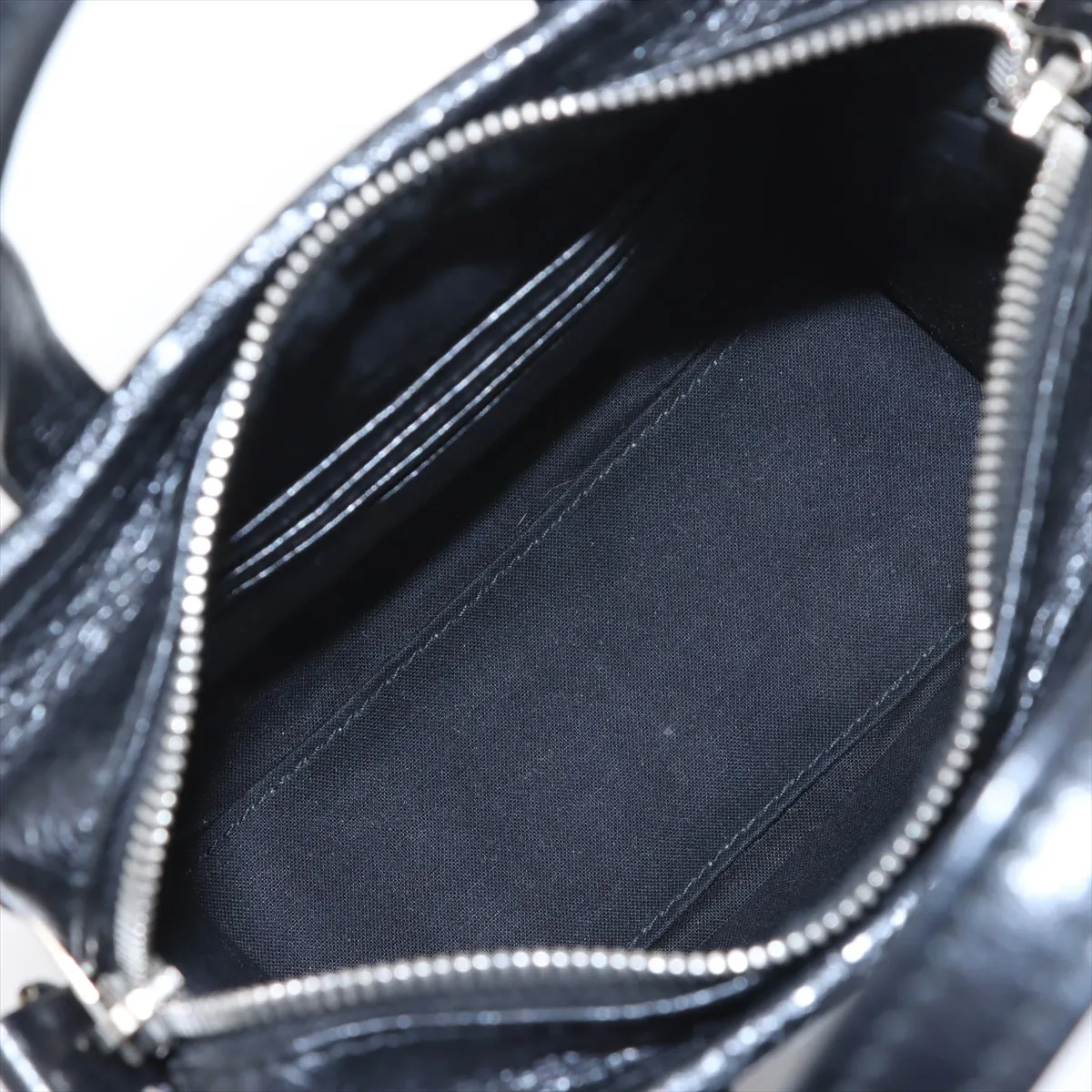 Bazaar Shopper XXS Leather 2WAY Handbag Black 513988 — view 8