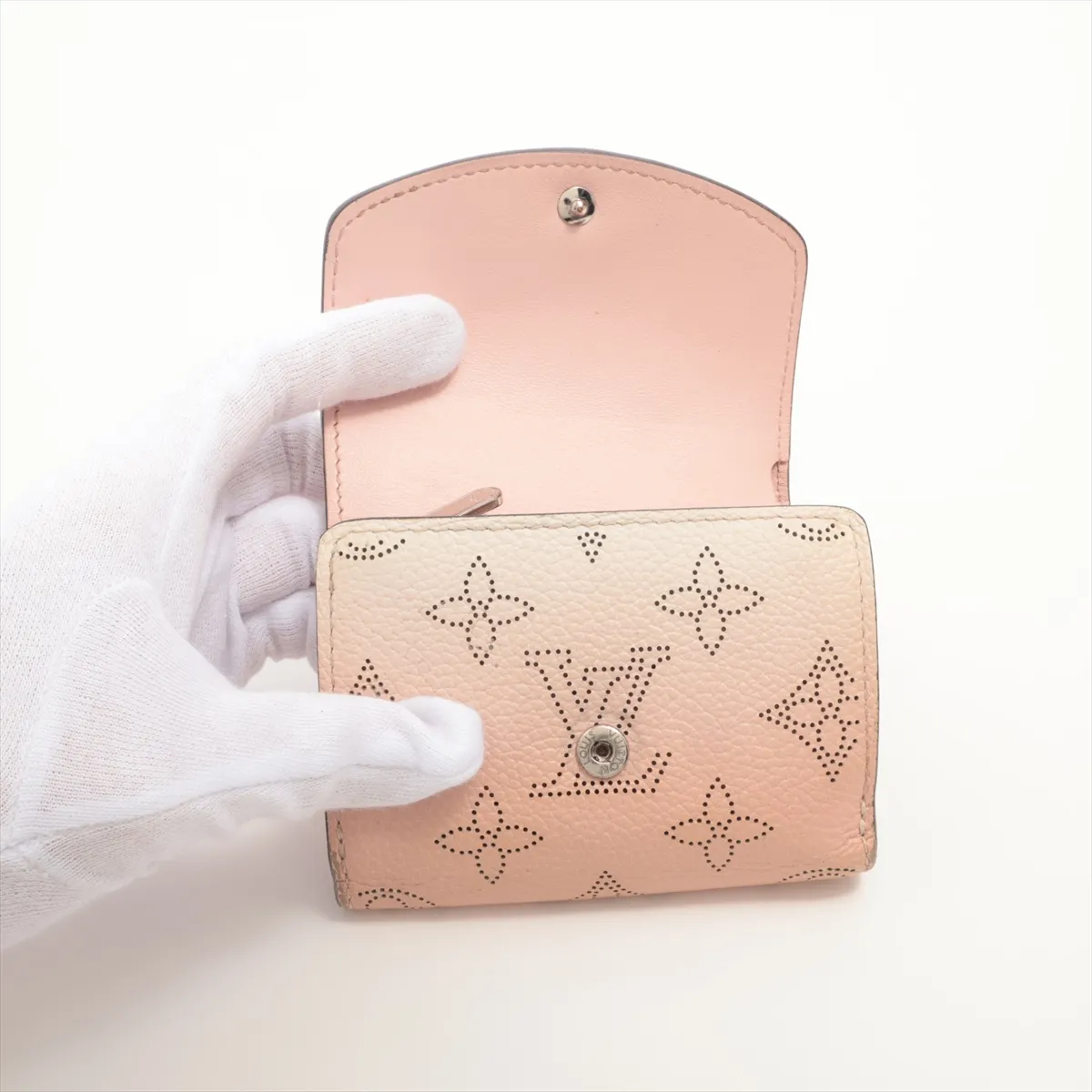 Mahina Portefeuille Iris XS M80491 Rose Ballerine Compact Wallet (RFID detected, gradient finish) — view 3