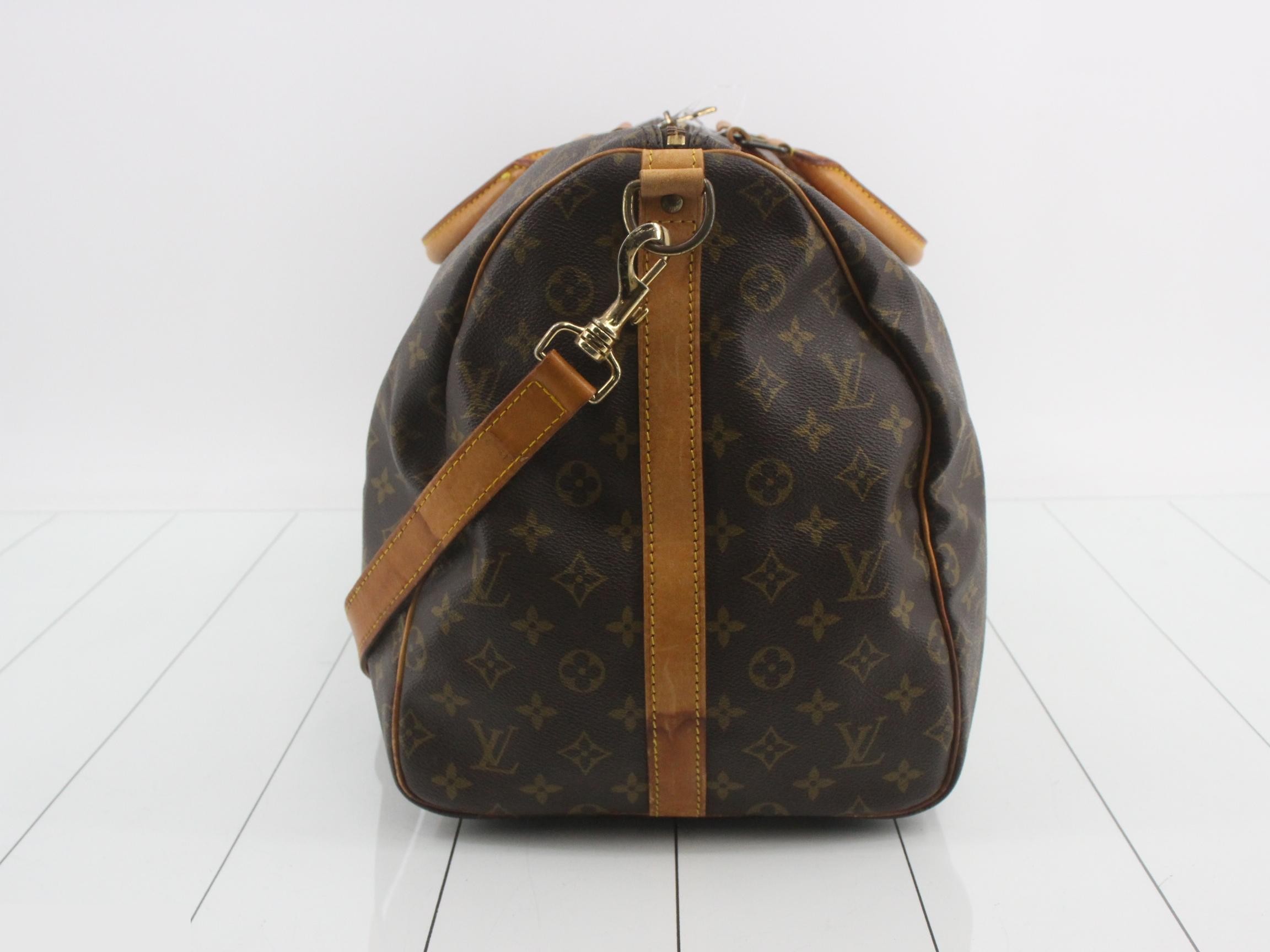 Keepall Bandoulière 55 with shoulder strap — view 3