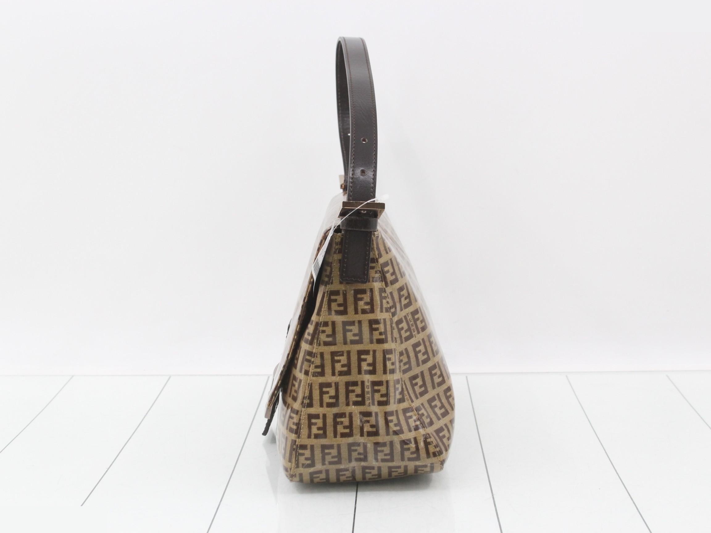 One-shoulder bag, PVC x Zucchino leather, Mamma Bucket — view 3