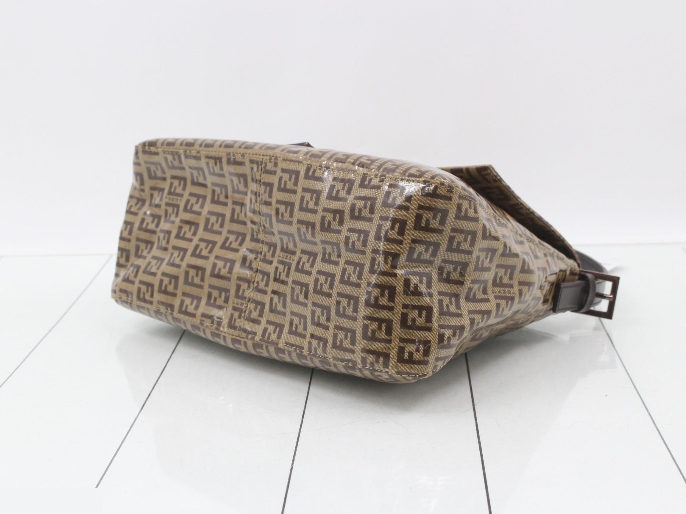 One-shoulder bag, PVC x Zucchino leather, Mamma Bucket — view 6