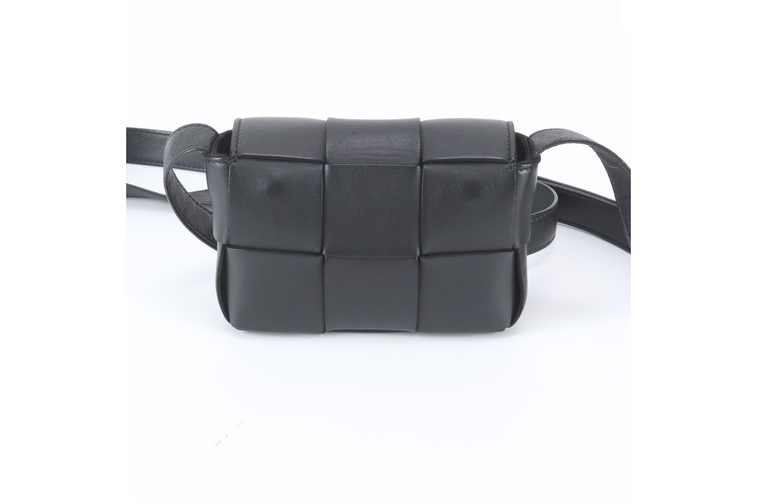 Maxi Intrecciato Candy Cassette Leather Shoulder Bag — view 3