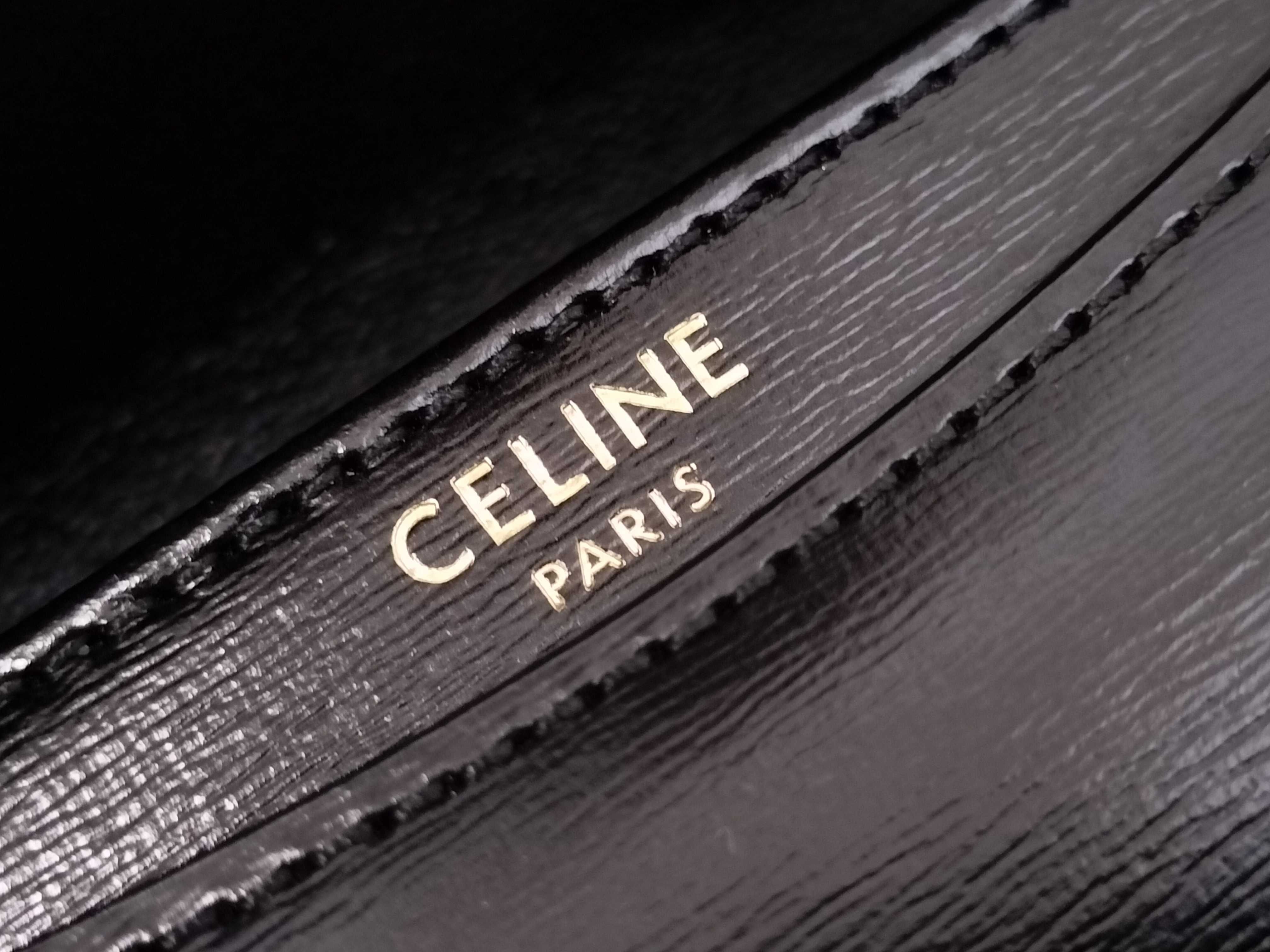 Triomphe Besace Claire Leather Shoulder Bag Handbag — view 12