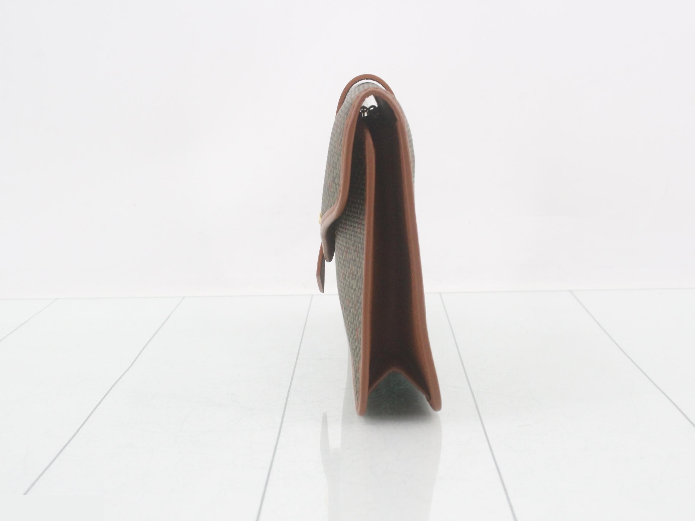 Clutch bag, brown, W30 H16 D4 — view 3