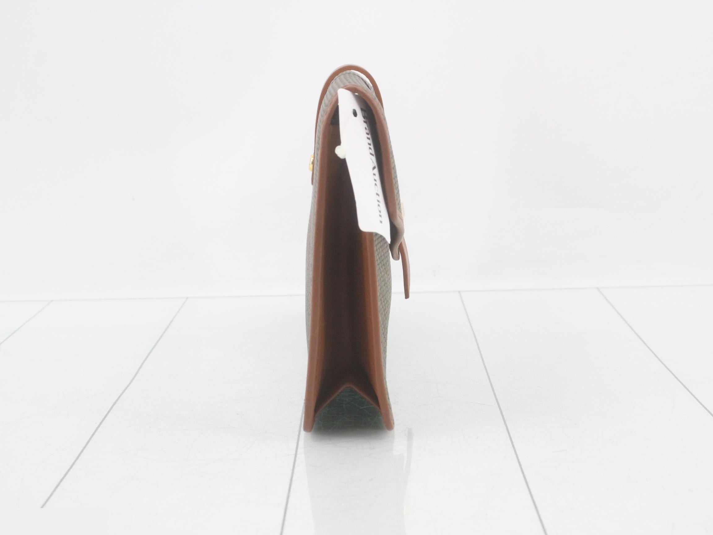 Clutch bag, brown, W30 H16 D4 — view 4
