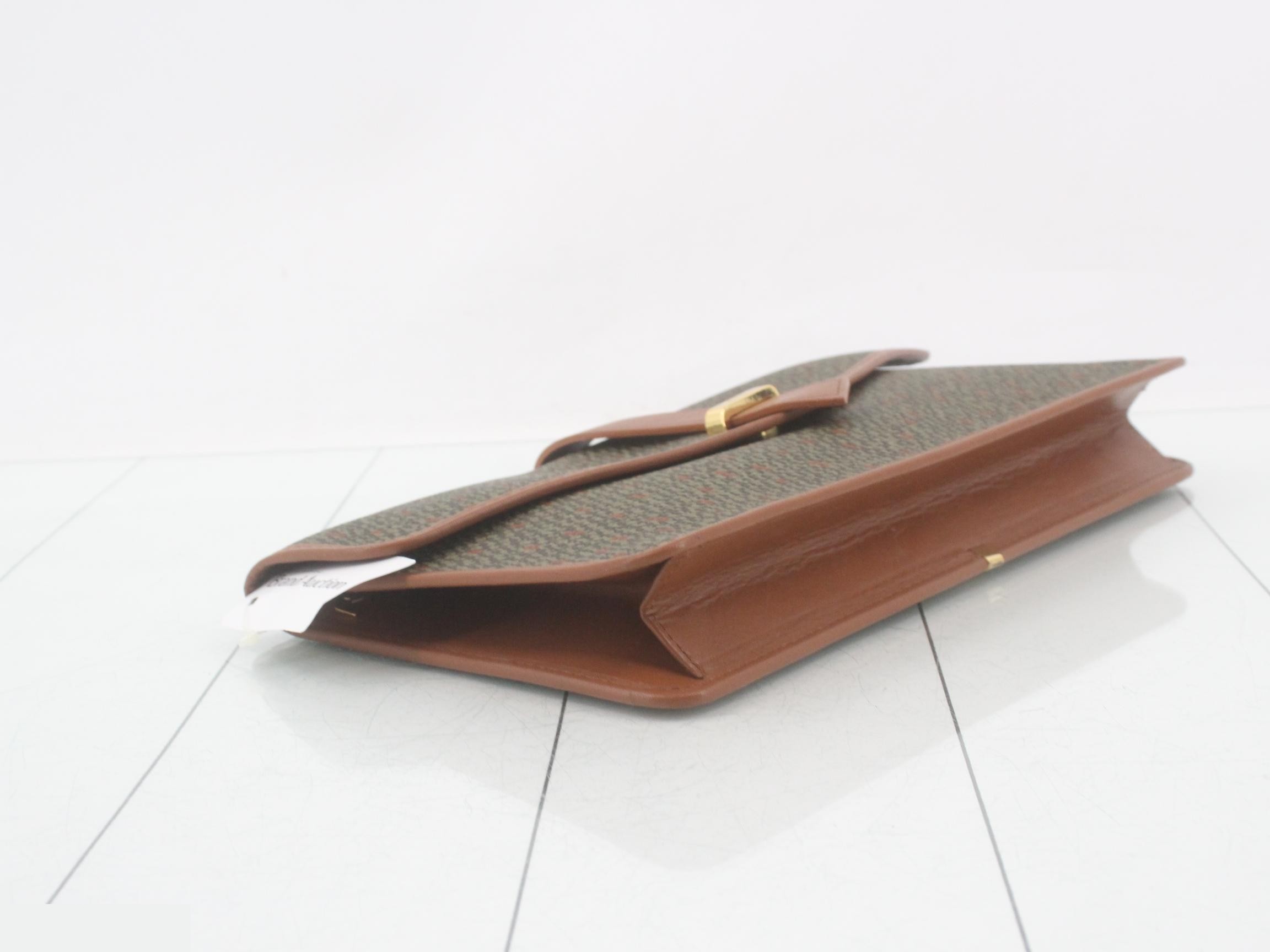 Clutch bag, brown, W30 H16 D4 — view 5
