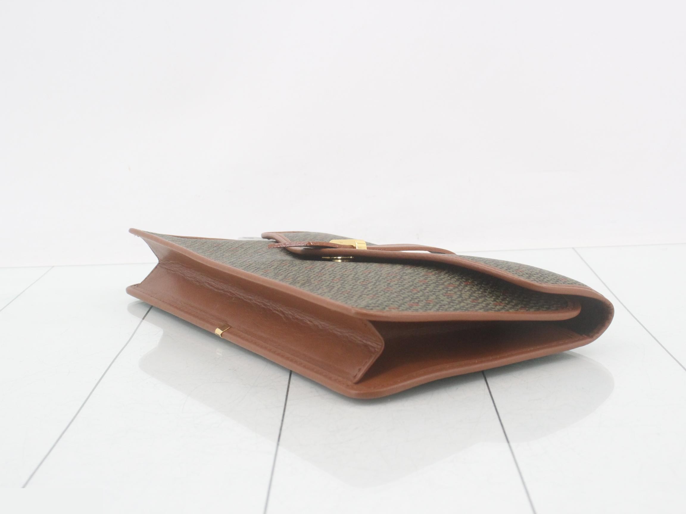 Clutch bag, brown, W30 H16 D4 — view 6