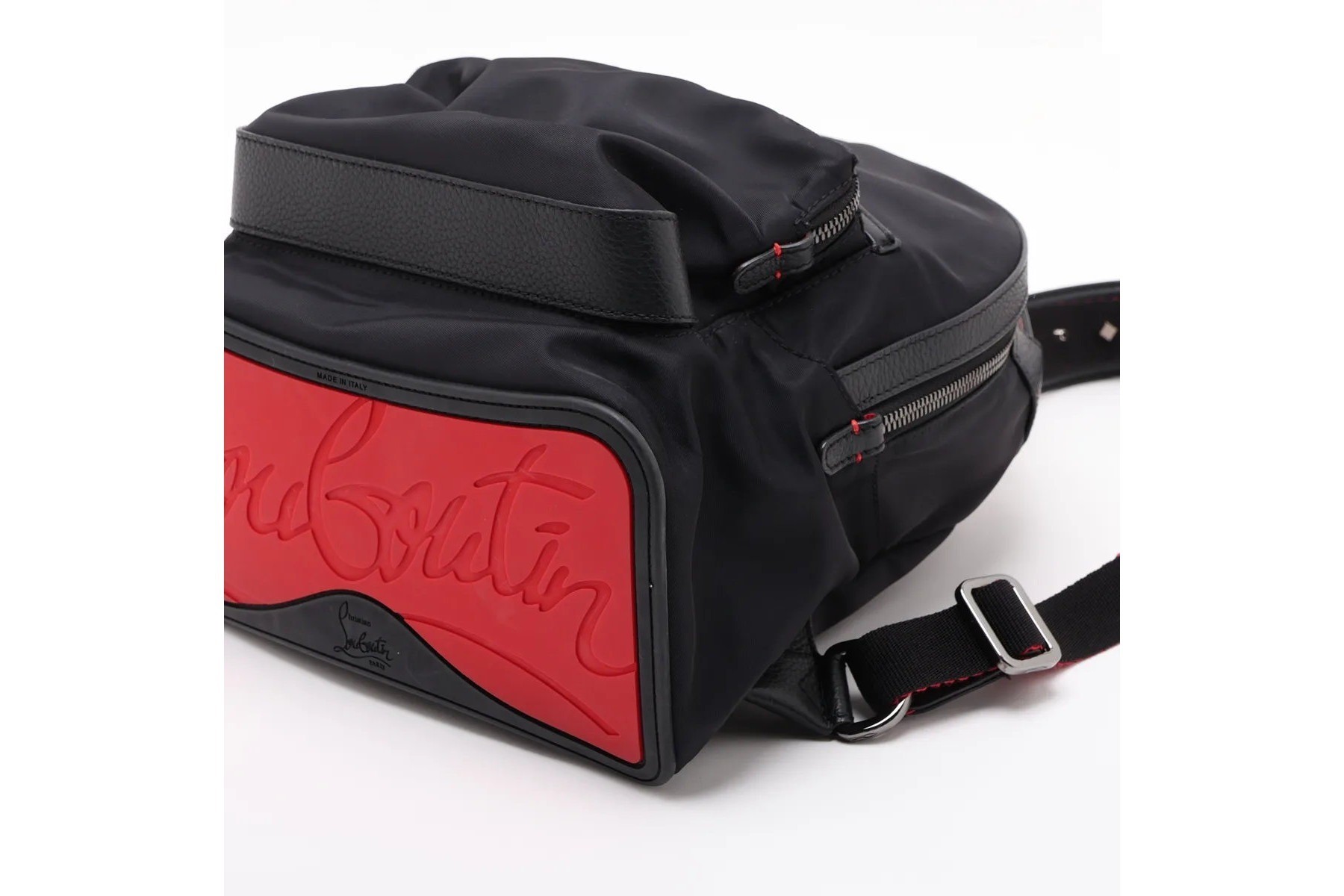 Leather Nylon Backpack — view 3