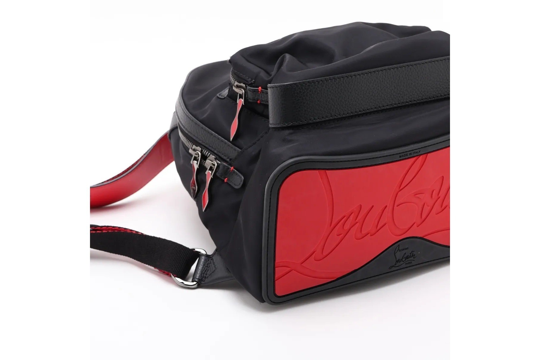 Leather Nylon Backpack — view 4