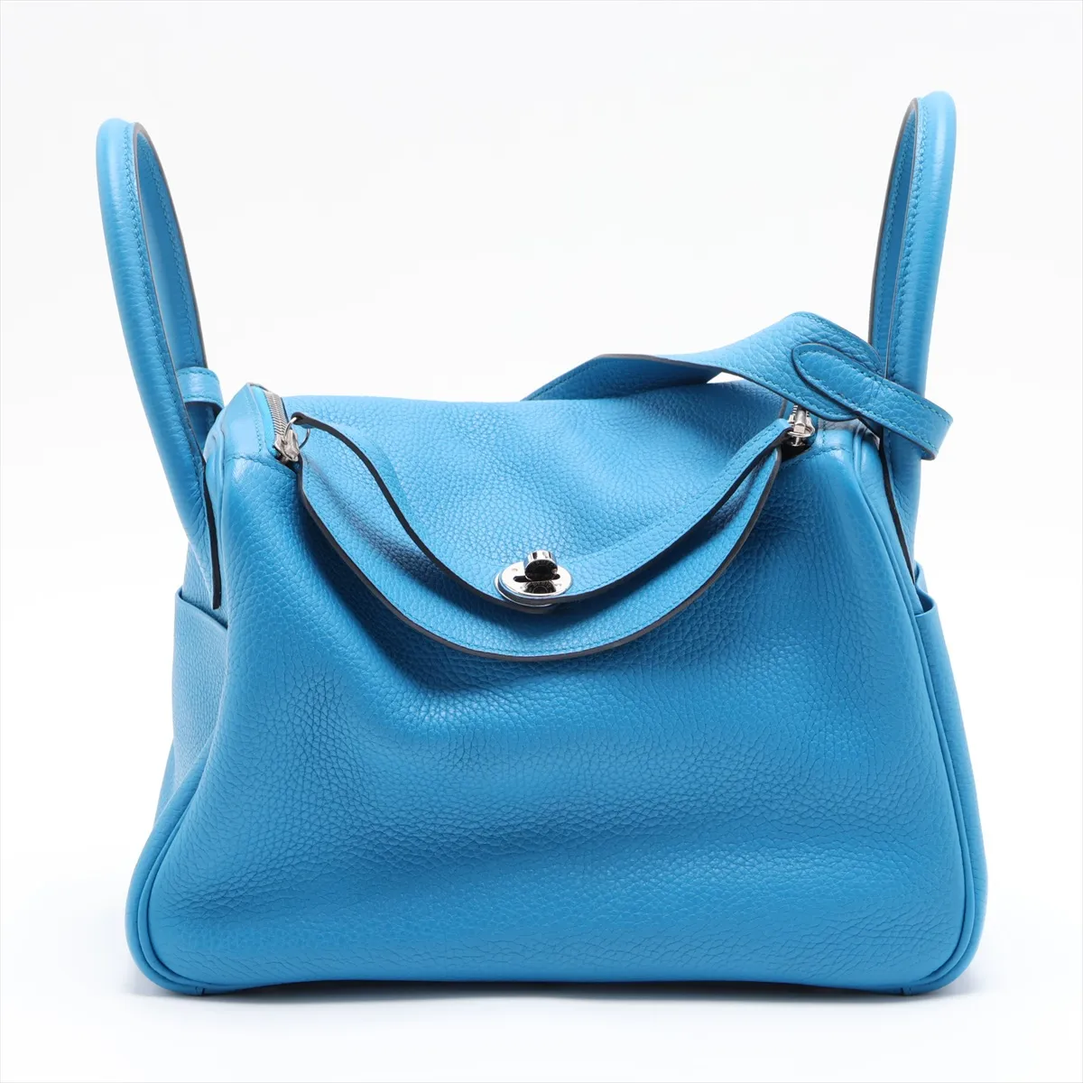 Lindy 30 Verso Taurillon Clemence Blue Zanzibar x Malachite Silver Hardware C: 2018