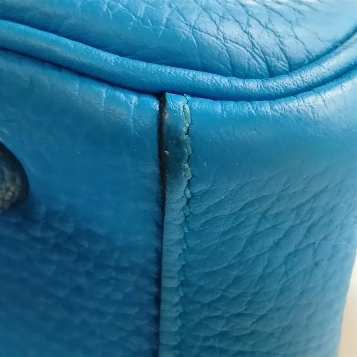 Lindy 30 Verso Taurillon Clemence Blue Zanzibar x Malachite Silver Hardware C: 2018 — view 13