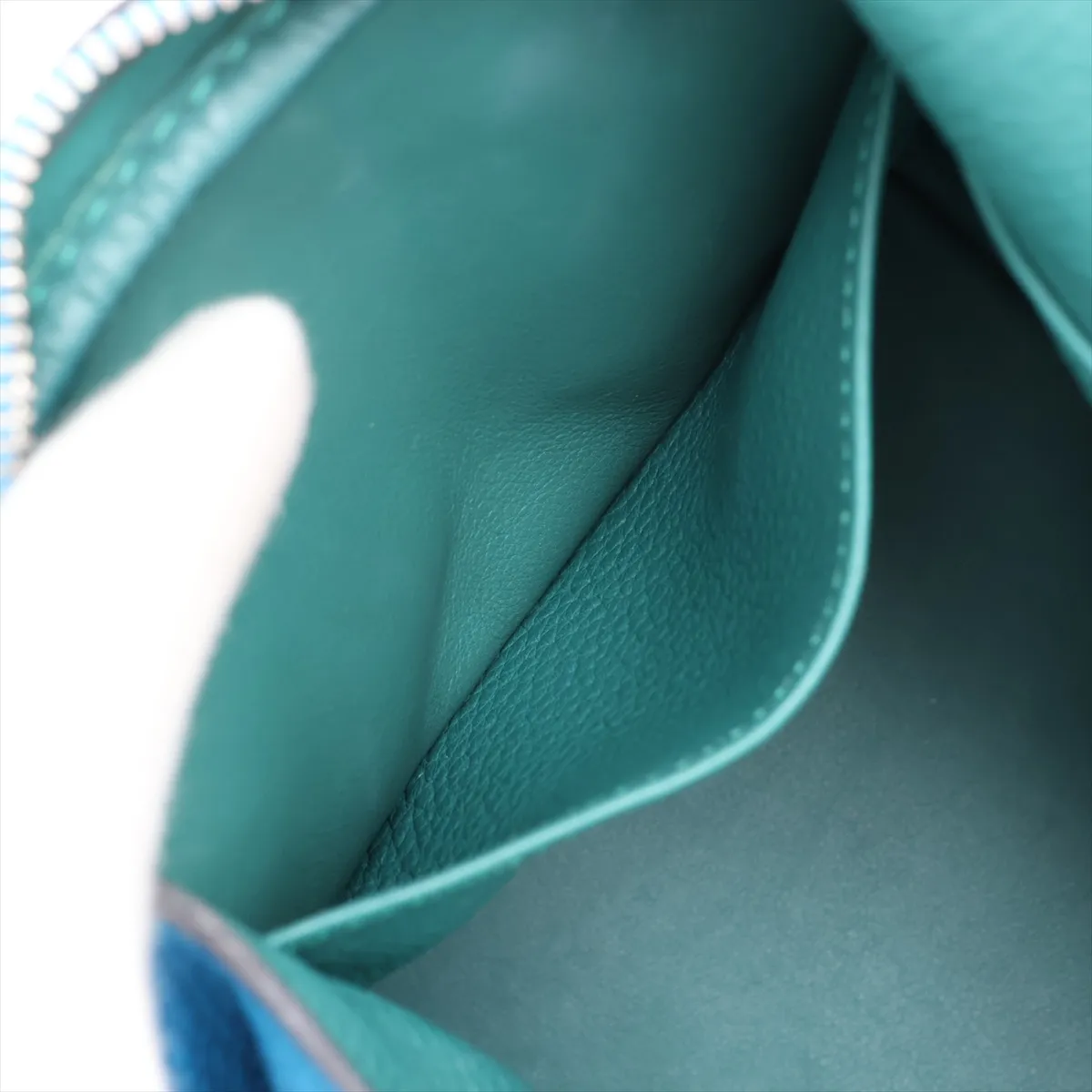 Lindy 30 Verso Taurillon Clemence Blue Zanzibar x Malachite Silver Hardware C: 2018 — view 10