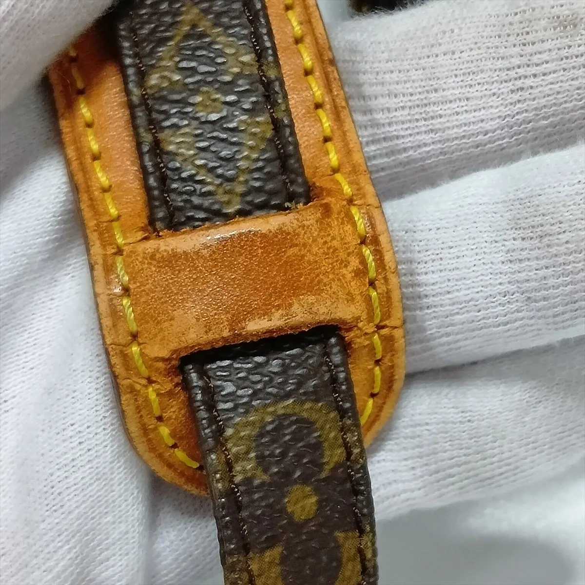 Monogram Danube M45266 SL0959 Brown, natural leather, various parts repaired by aftermarket parts. — view 11