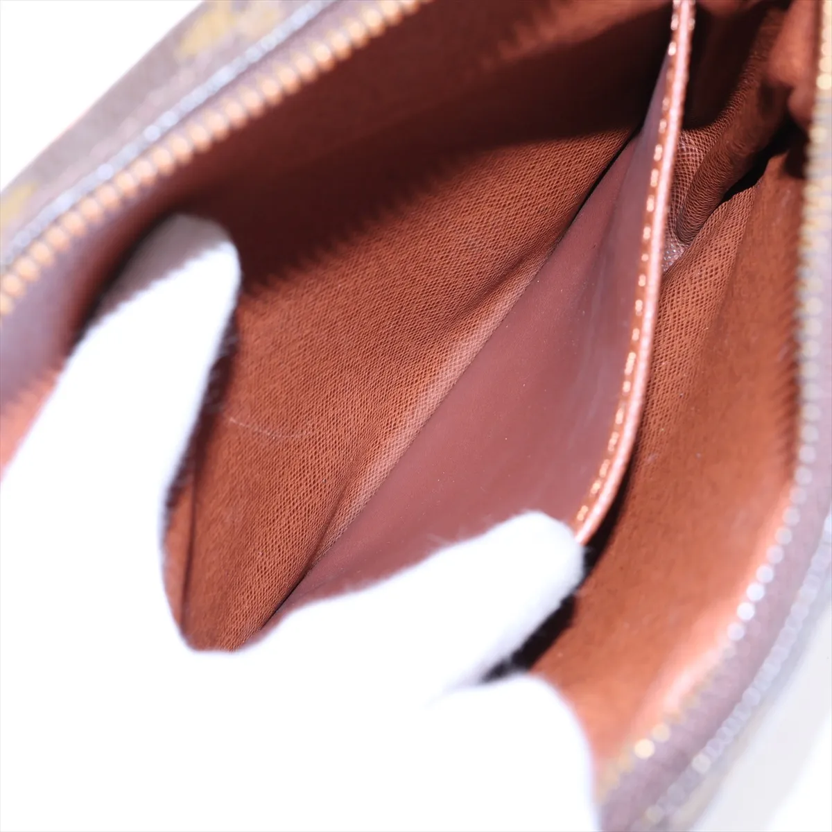 Monogram Danube M45266 SL0959 Brown, natural leather, various parts repaired by aftermarket parts. — view 7