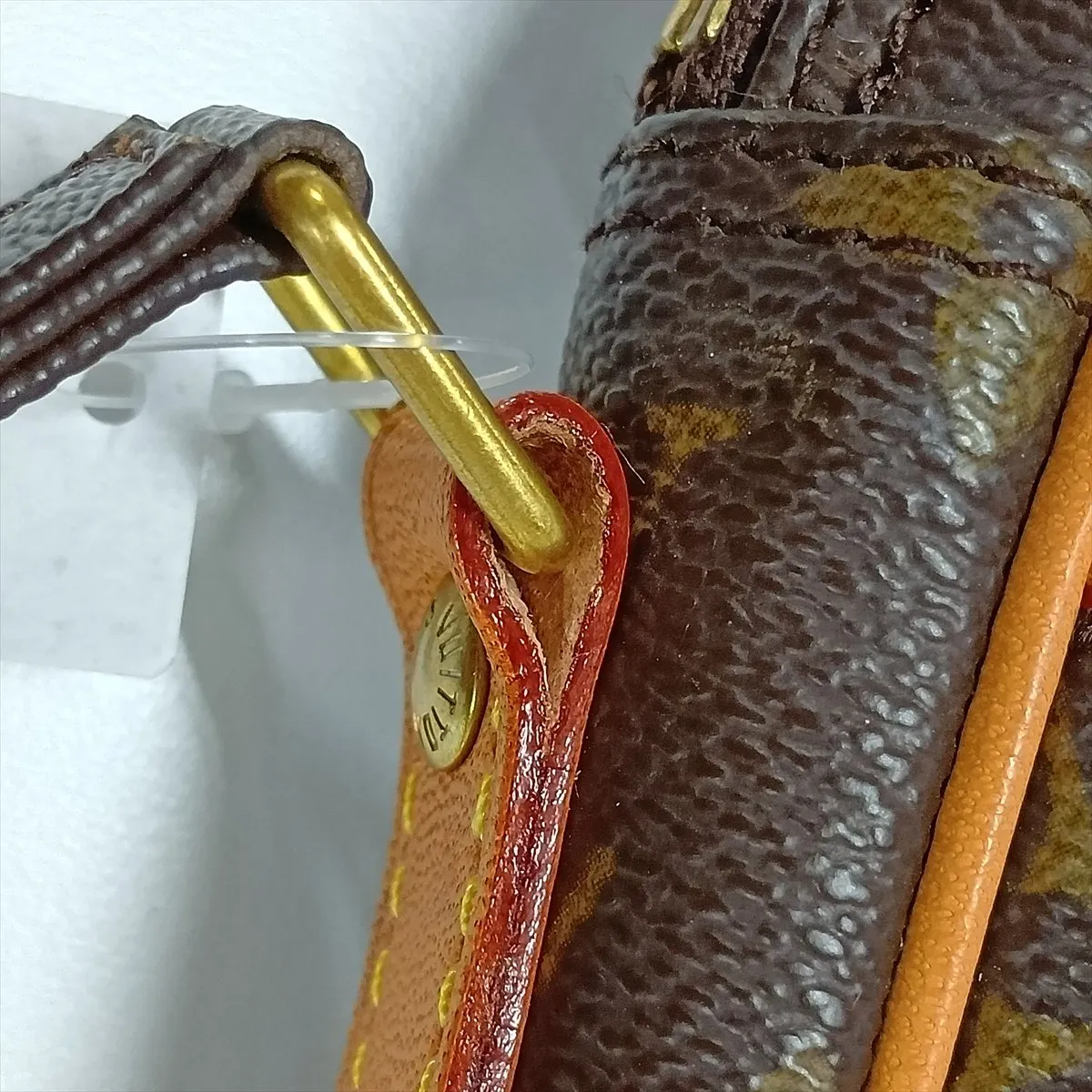 Monogram Danube M45266 SL0959 Brown, natural leather, various parts repaired by aftermarket parts. — view 10