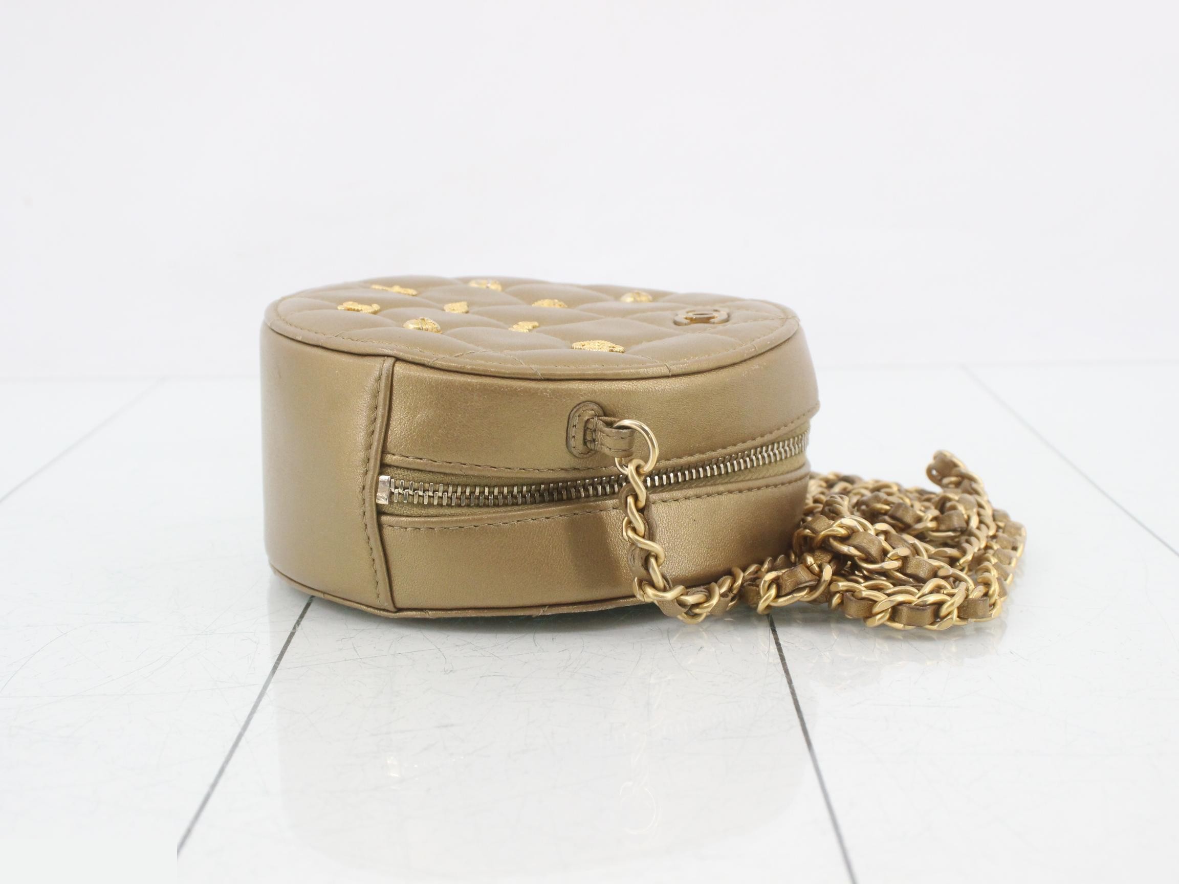 Matelassé Chain Shoulder Bag — view 3