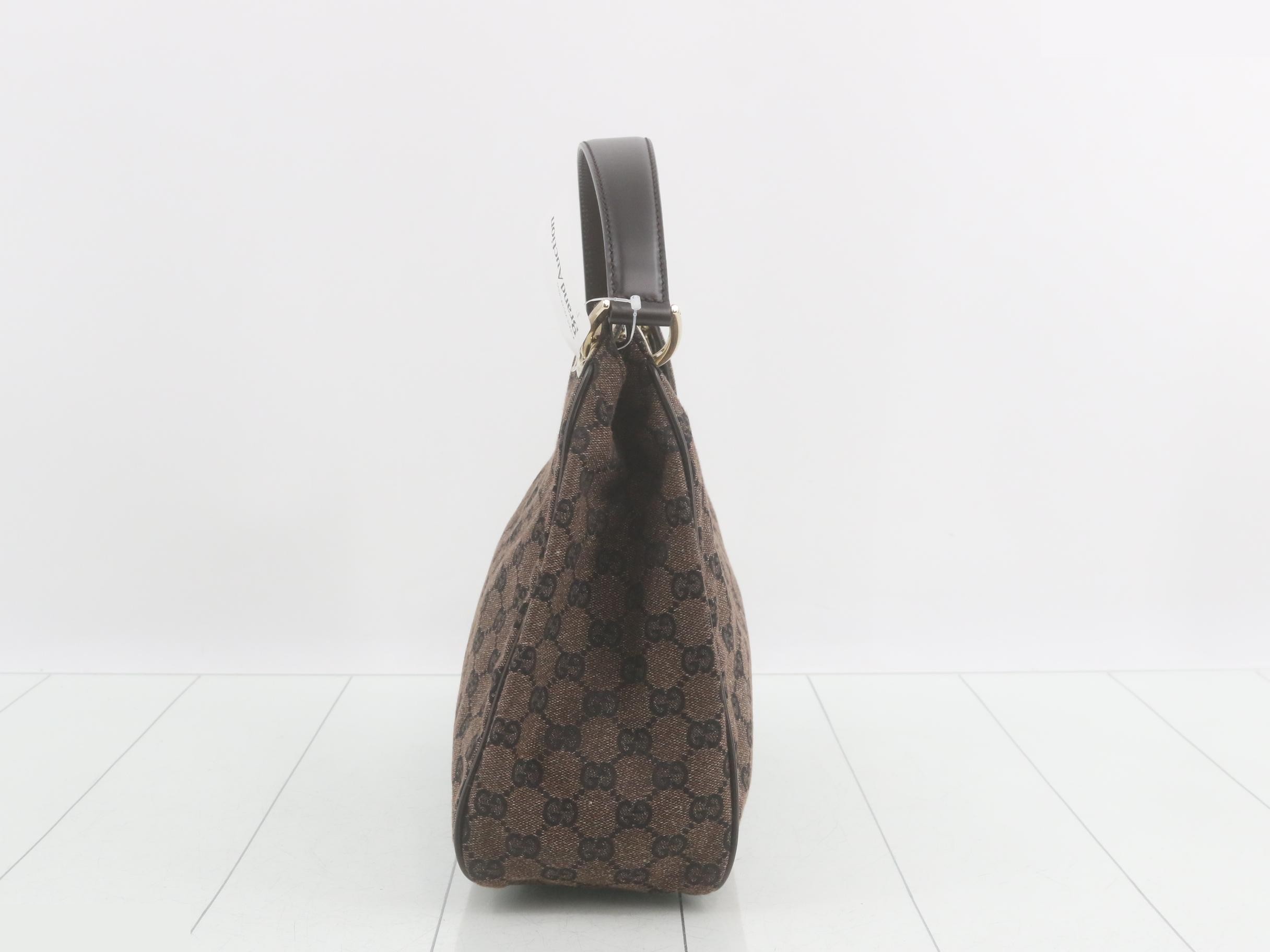 Horsebit Hobo Embossed Black with Silver Hardware — view 3