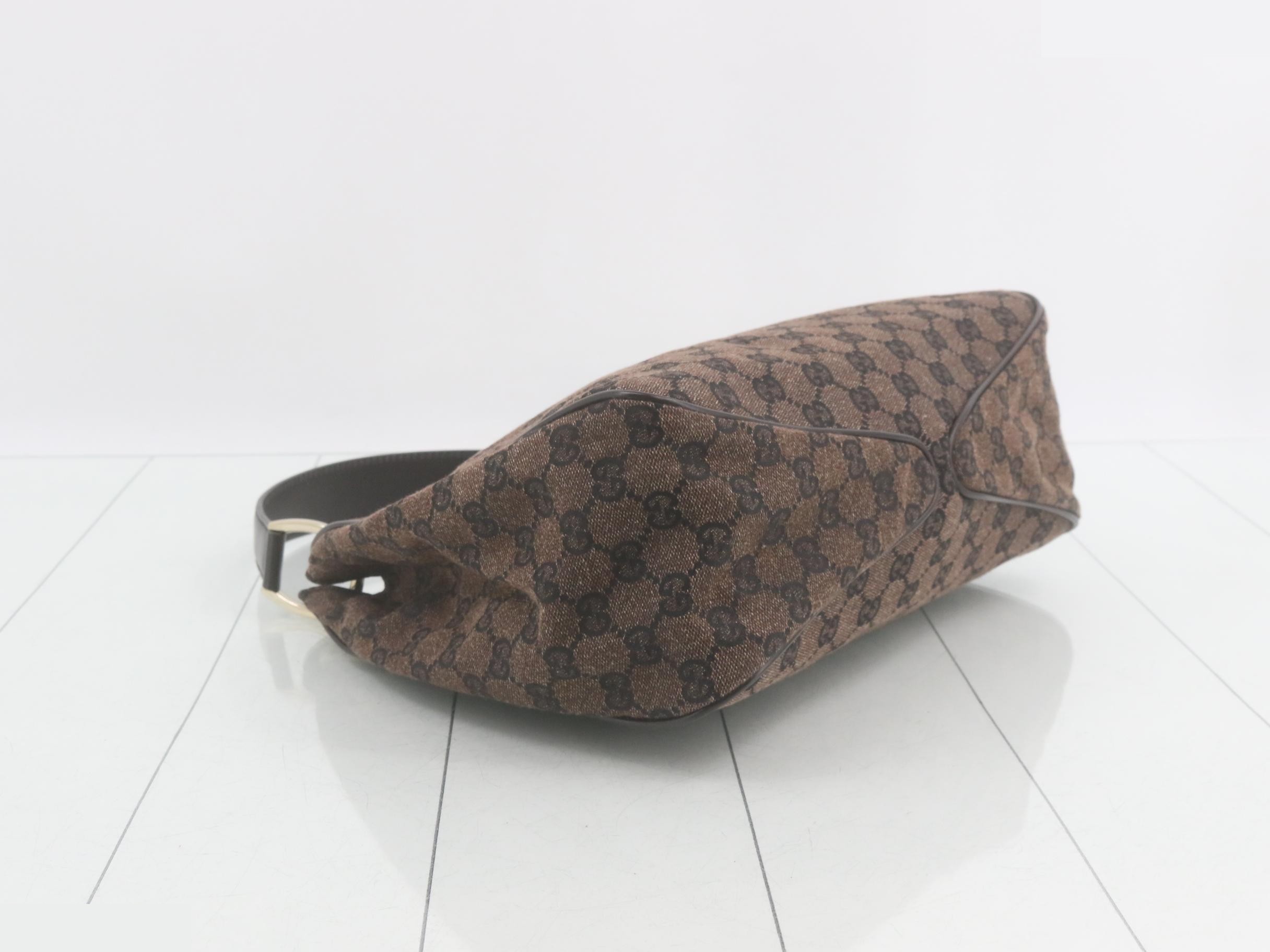 Horsebit Hobo Embossed Black with Silver Hardware — view 5