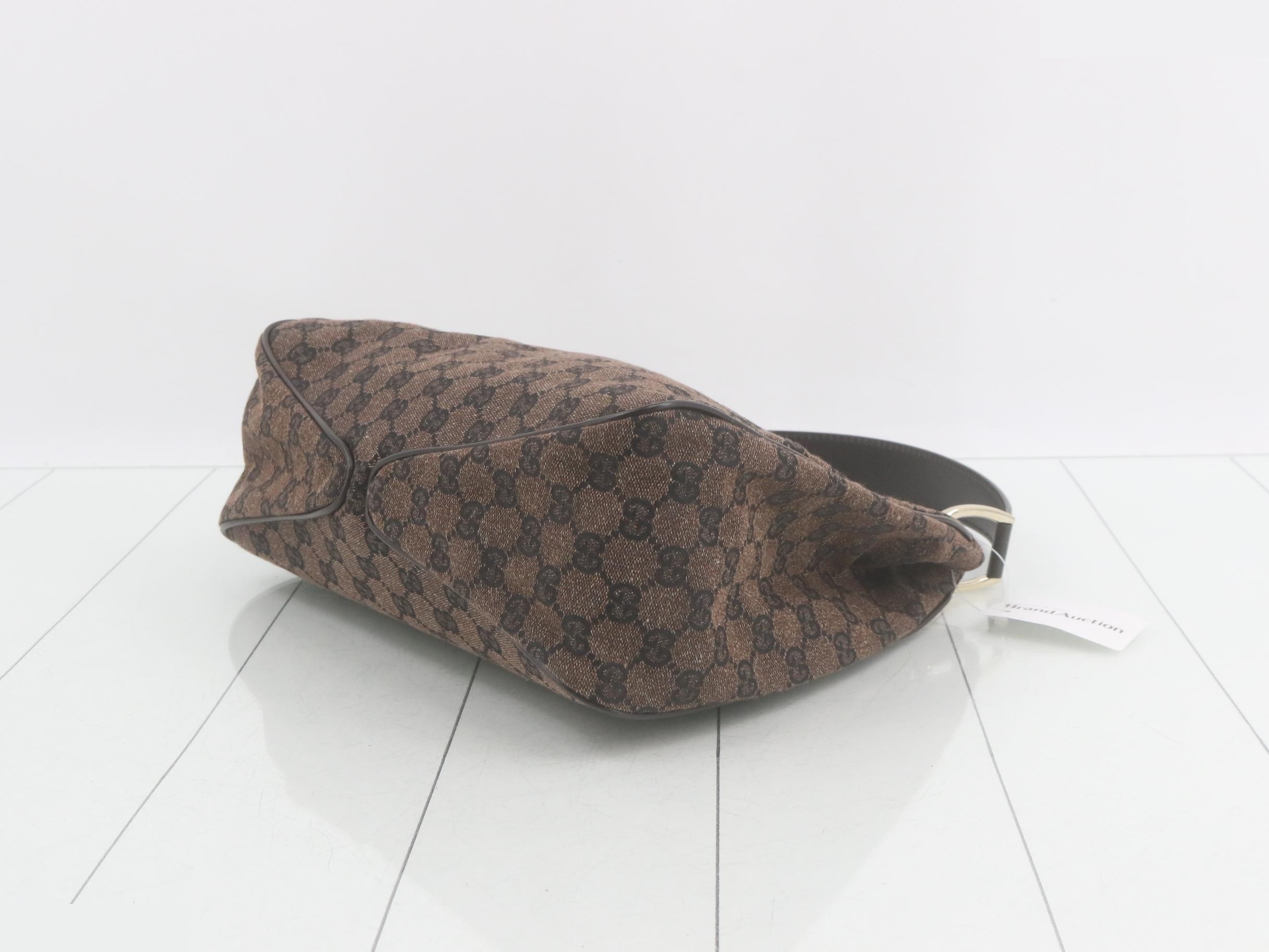 Horsebit Hobo Embossed Black with Silver Hardware — view 6