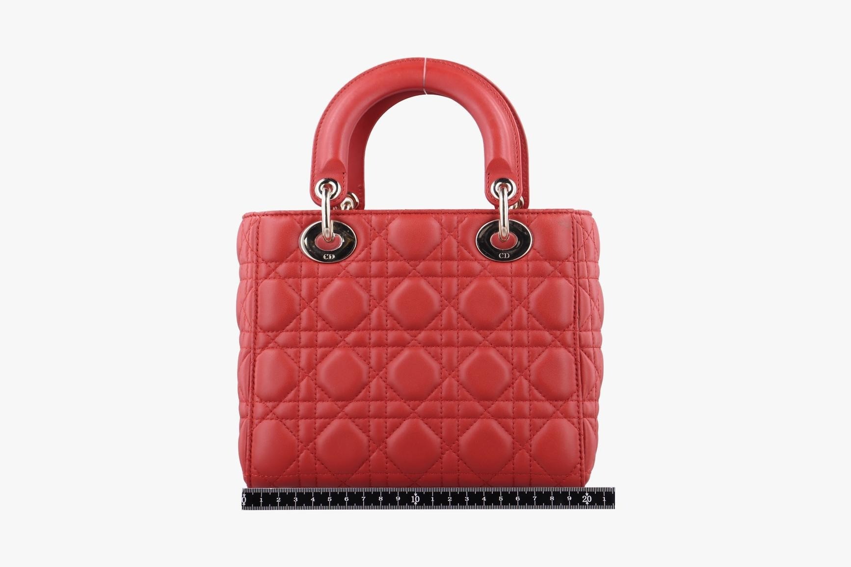 Lady Dior Lambskin Red — view 2
