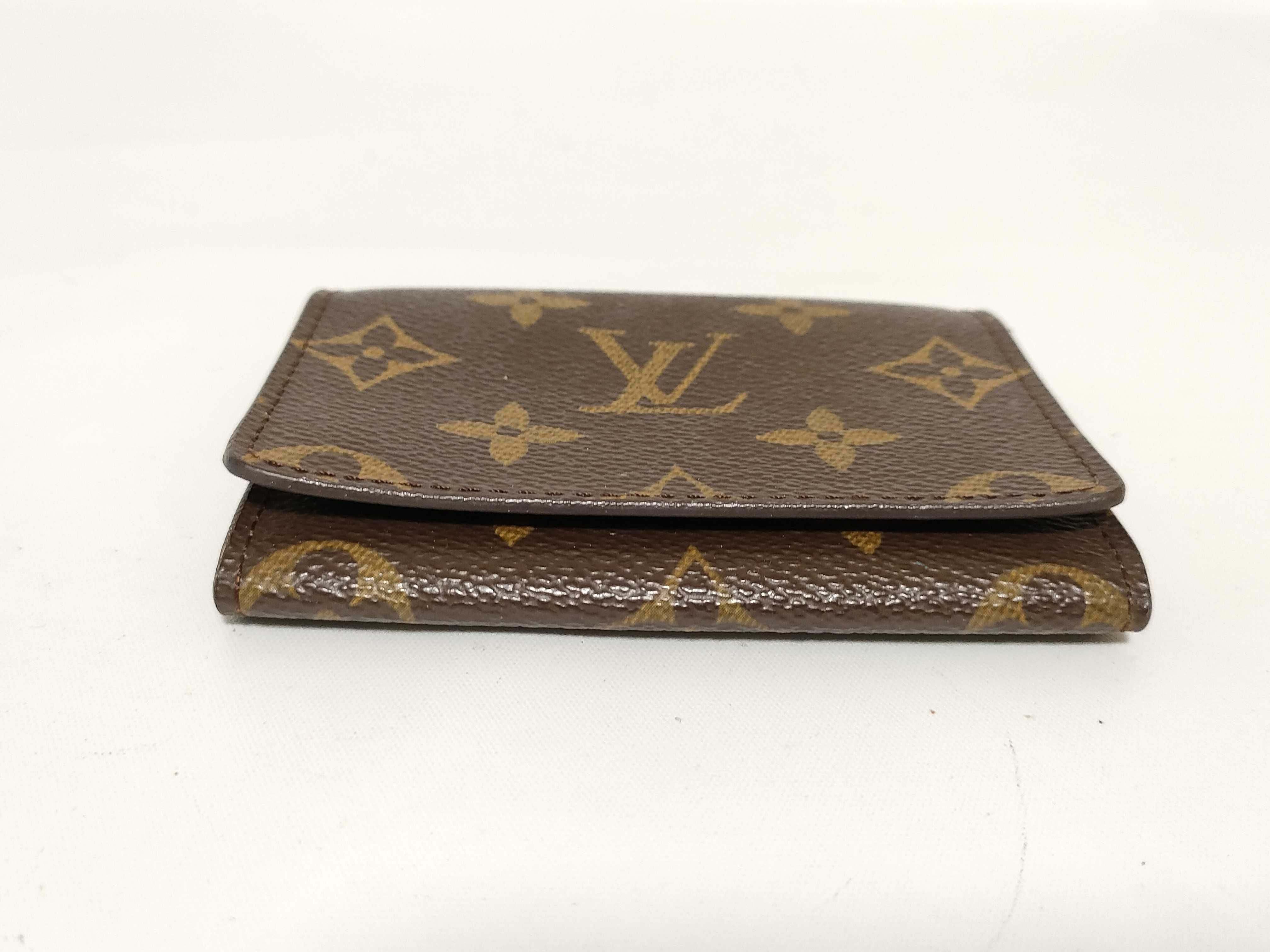 Monogram Louis Vuitton Monogram Card Case Enveloppe Carte de Visite M62920 CA0053 Card Case — view 3