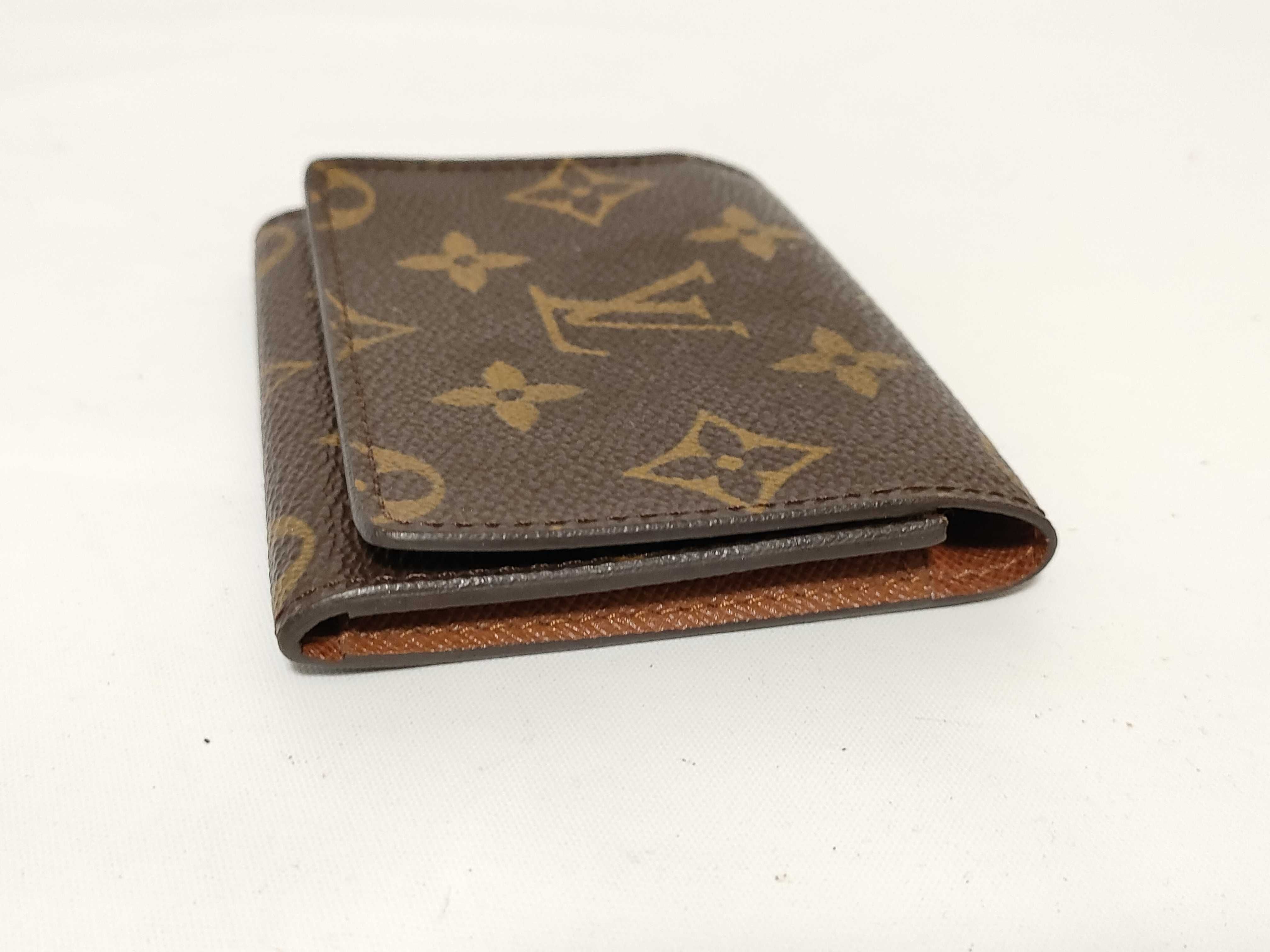 Monogram Louis Vuitton Monogram Card Case Enveloppe Carte de Visite M62920 CA0053 Card Case — view 5