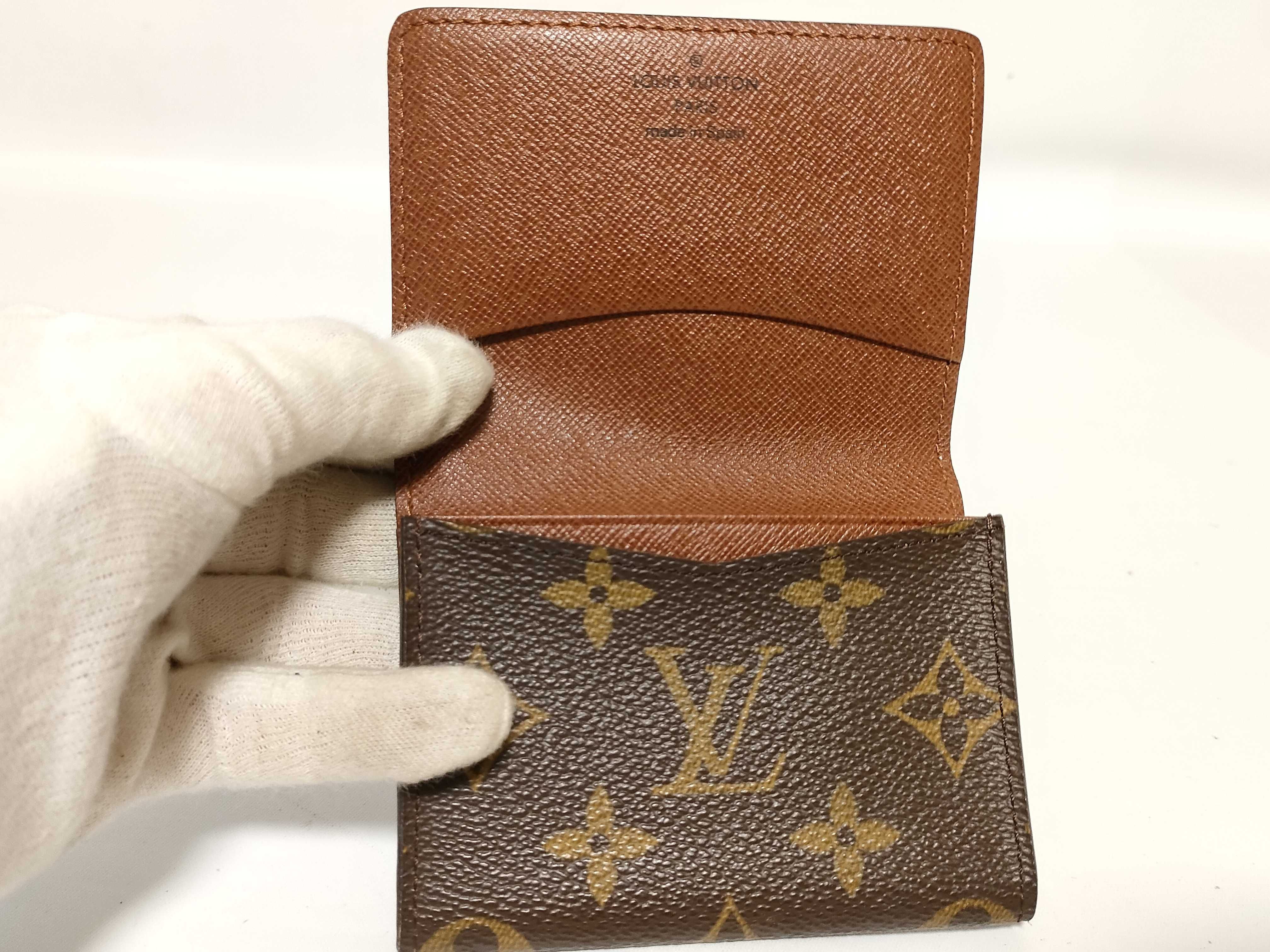 Monogram Louis Vuitton Monogram Card Case Enveloppe Carte de Visite M62920 CA0053 Card Case — view 7