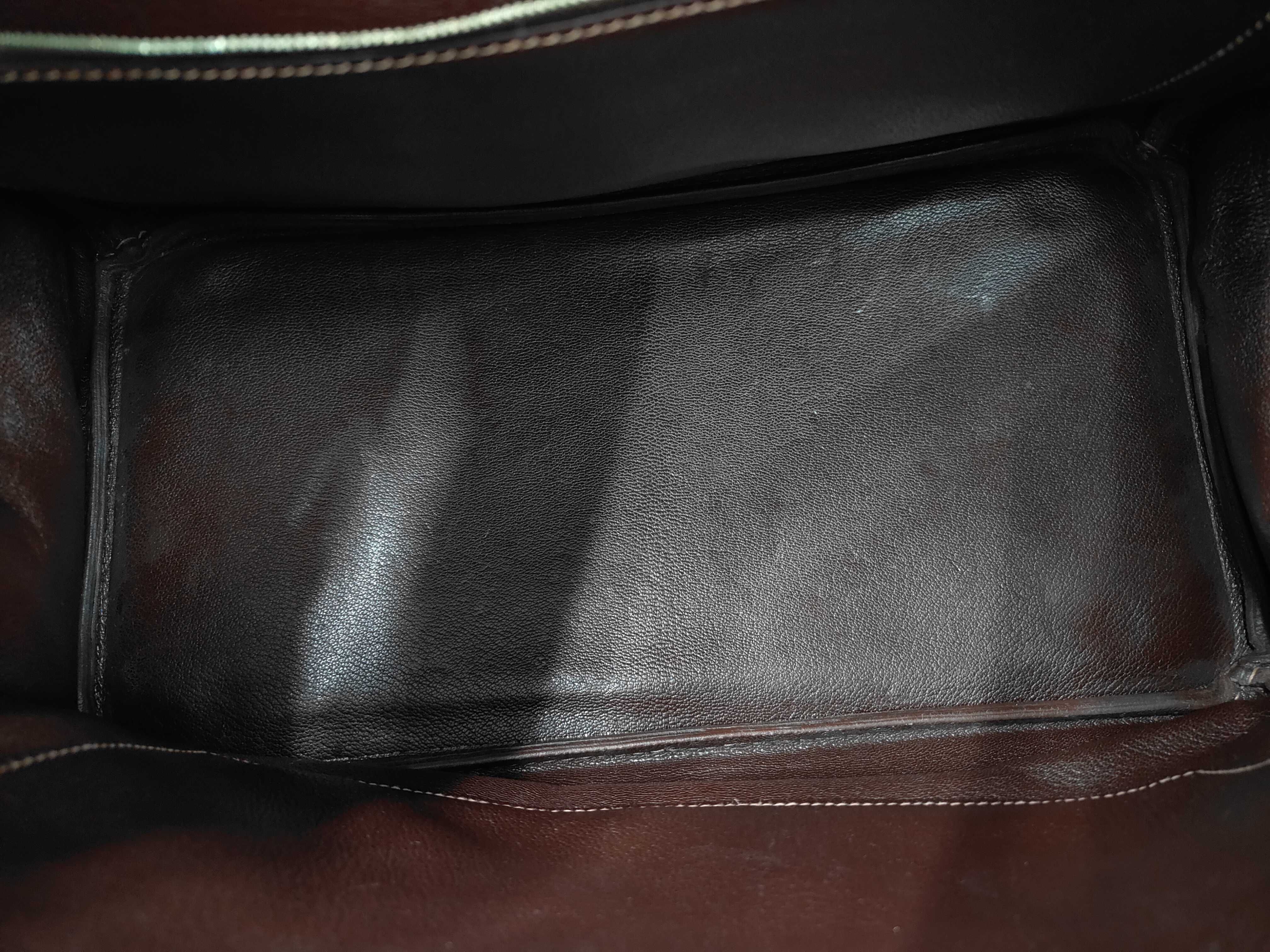 Birkin 35 handbag, brown with gold hardware, featuring the "Z" stamp. — view 10