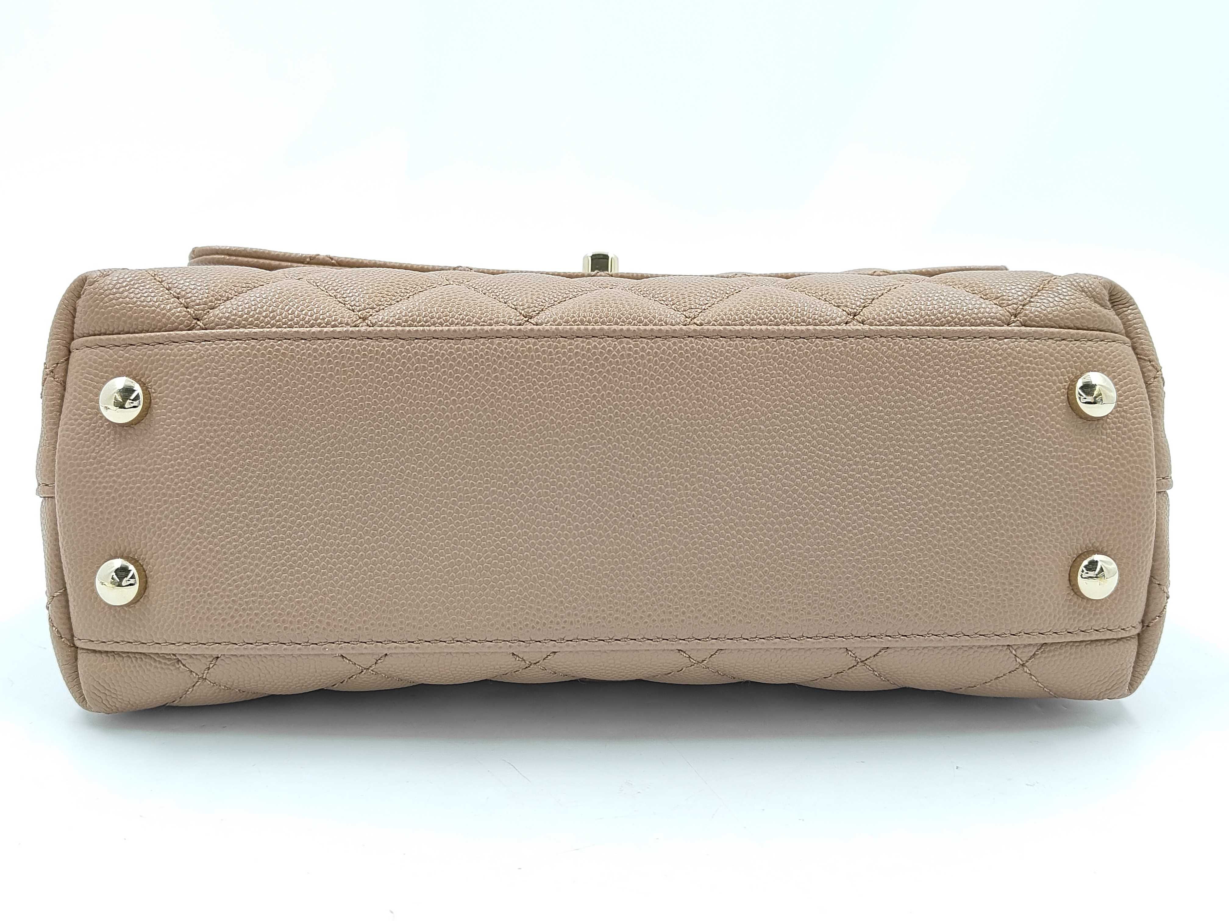 BAG CAVIAR SKIN COCO HANDLE SMALL 23CM RFID Shoulder Bag — view 8