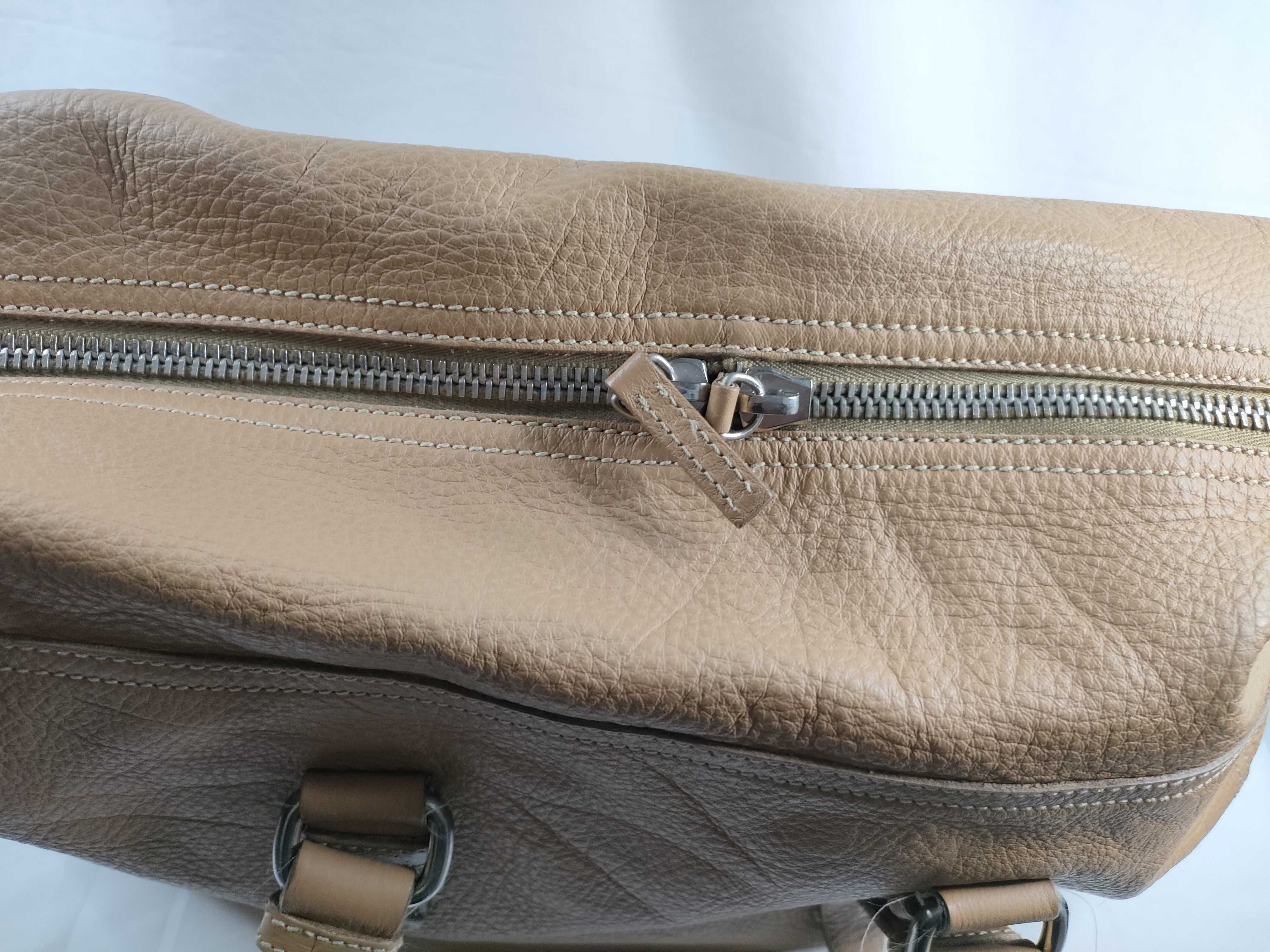 Boston bag, tote bag, leather, brown Boston bag — view 11