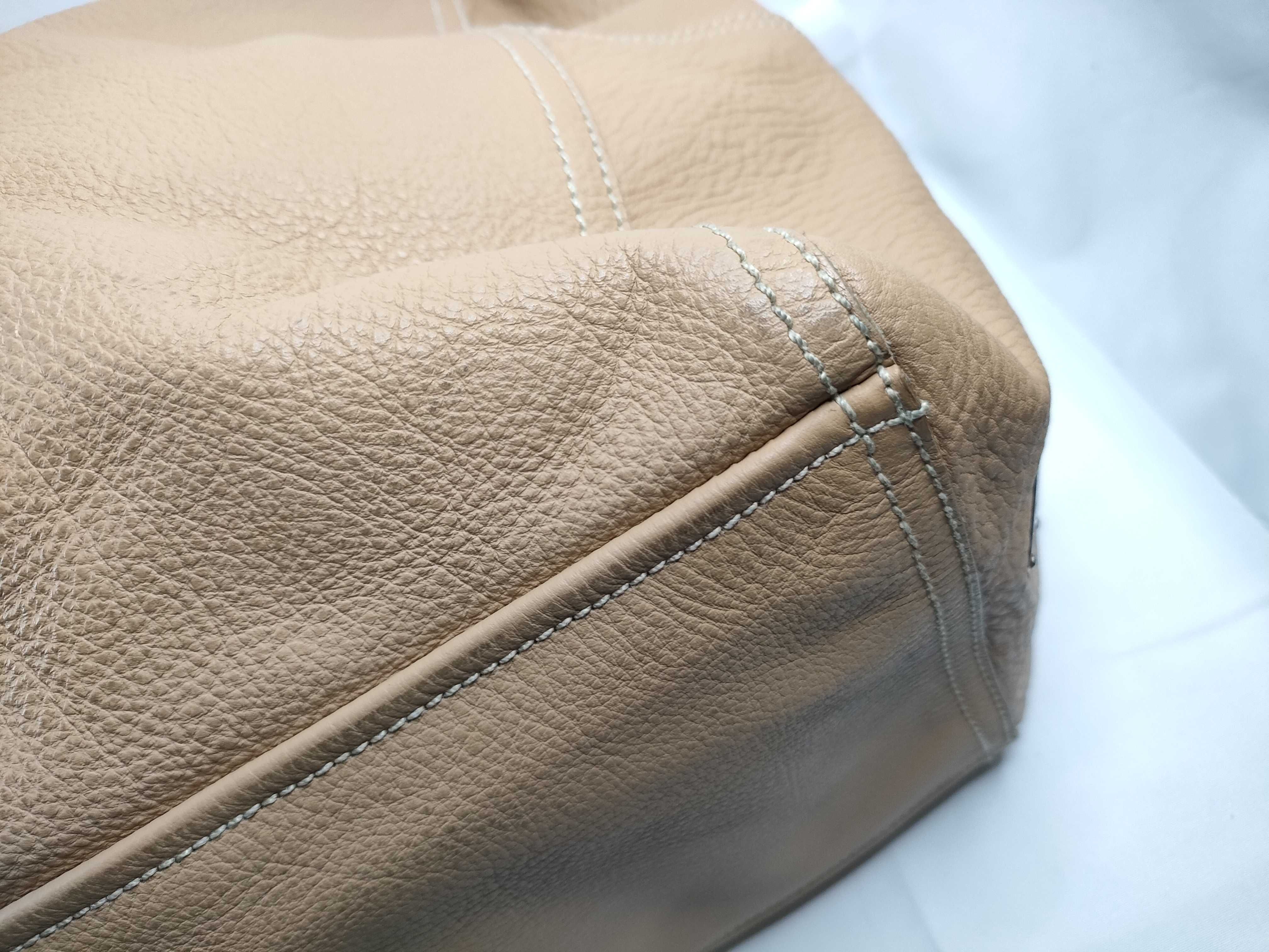 Boston bag, tote bag, leather, brown Boston bag — view 5