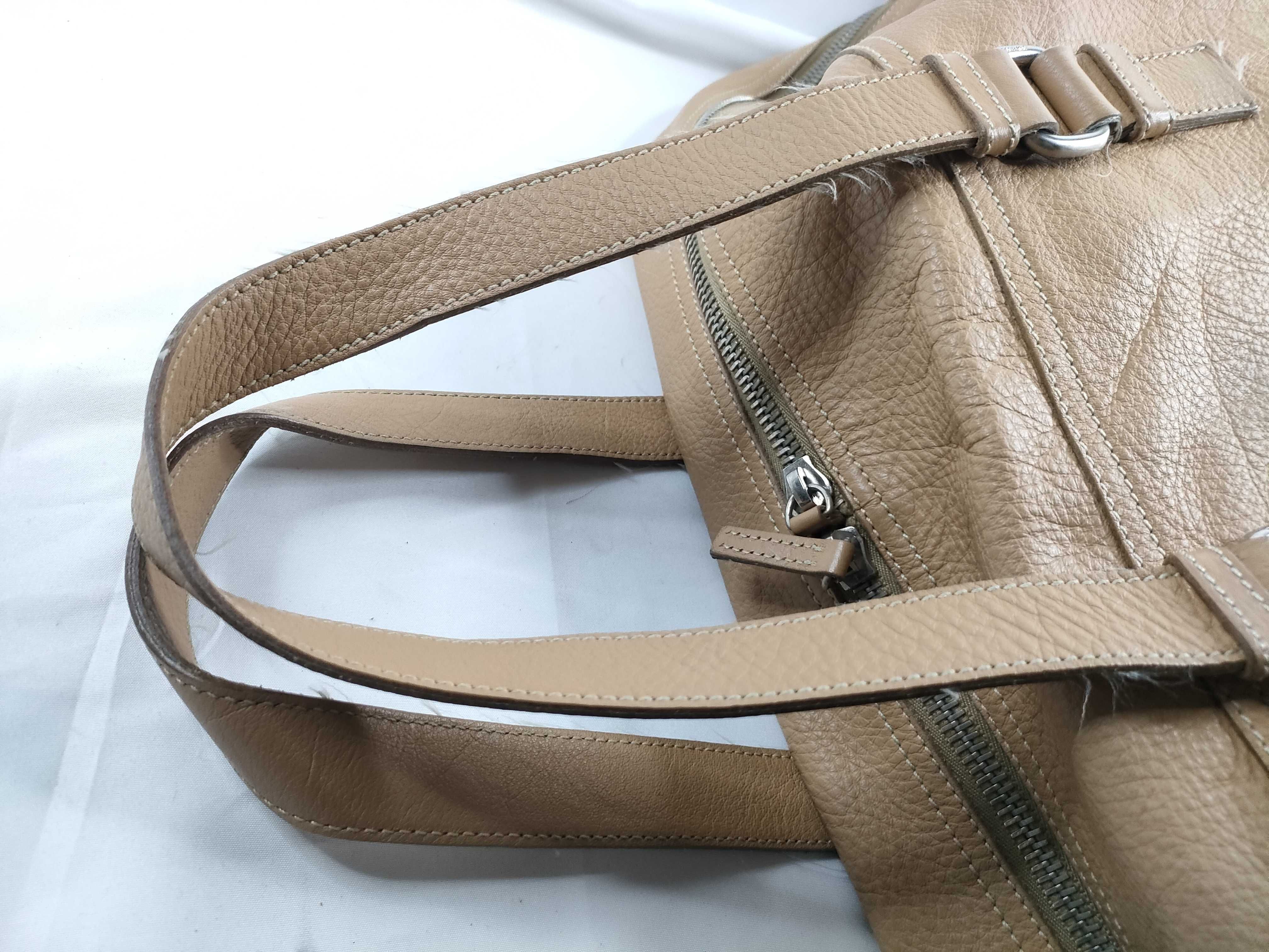 Boston bag, tote bag, leather, brown Boston bag — view 6