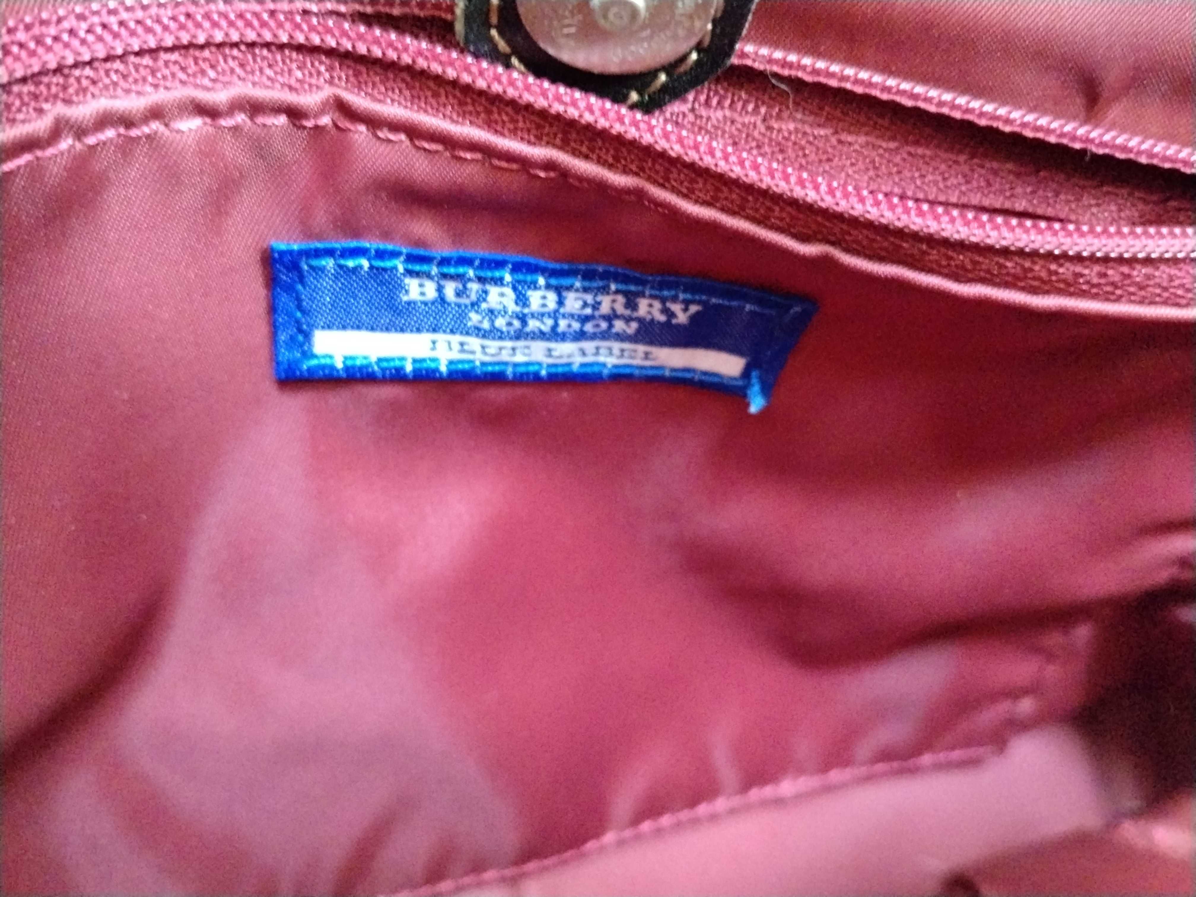 quilted nylon fur red handbag — view 11